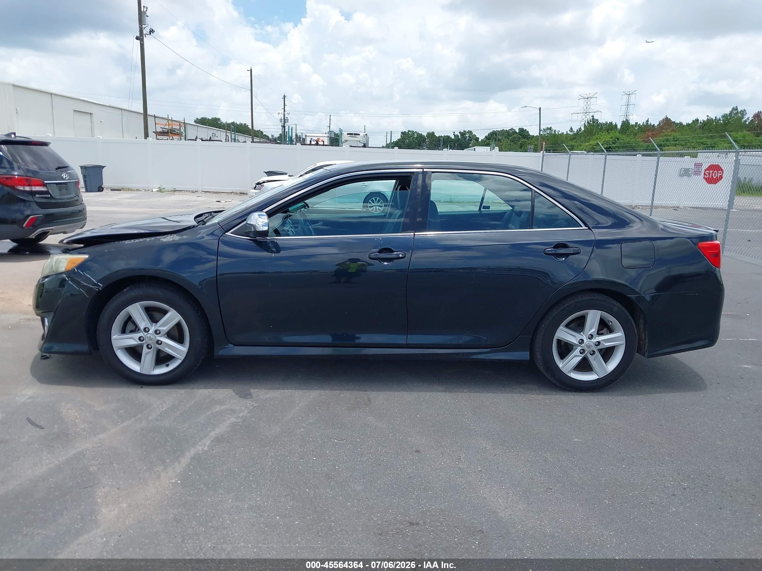 2012 Toyota Camry Se Black vin: 4T1BF1FK2CU533708