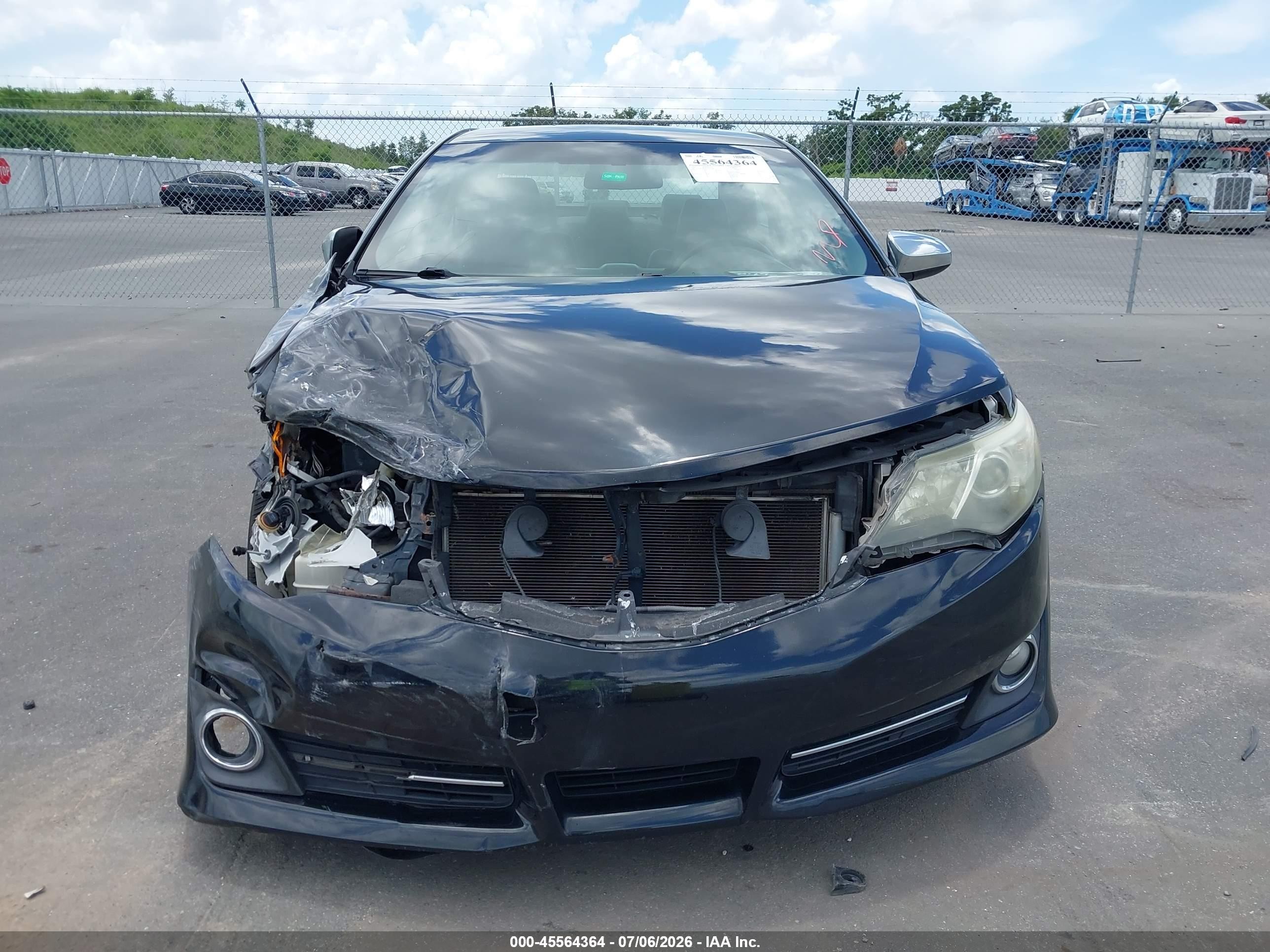 2012 Toyota Camry Se Black vin: 4T1BF1FK2CU533708