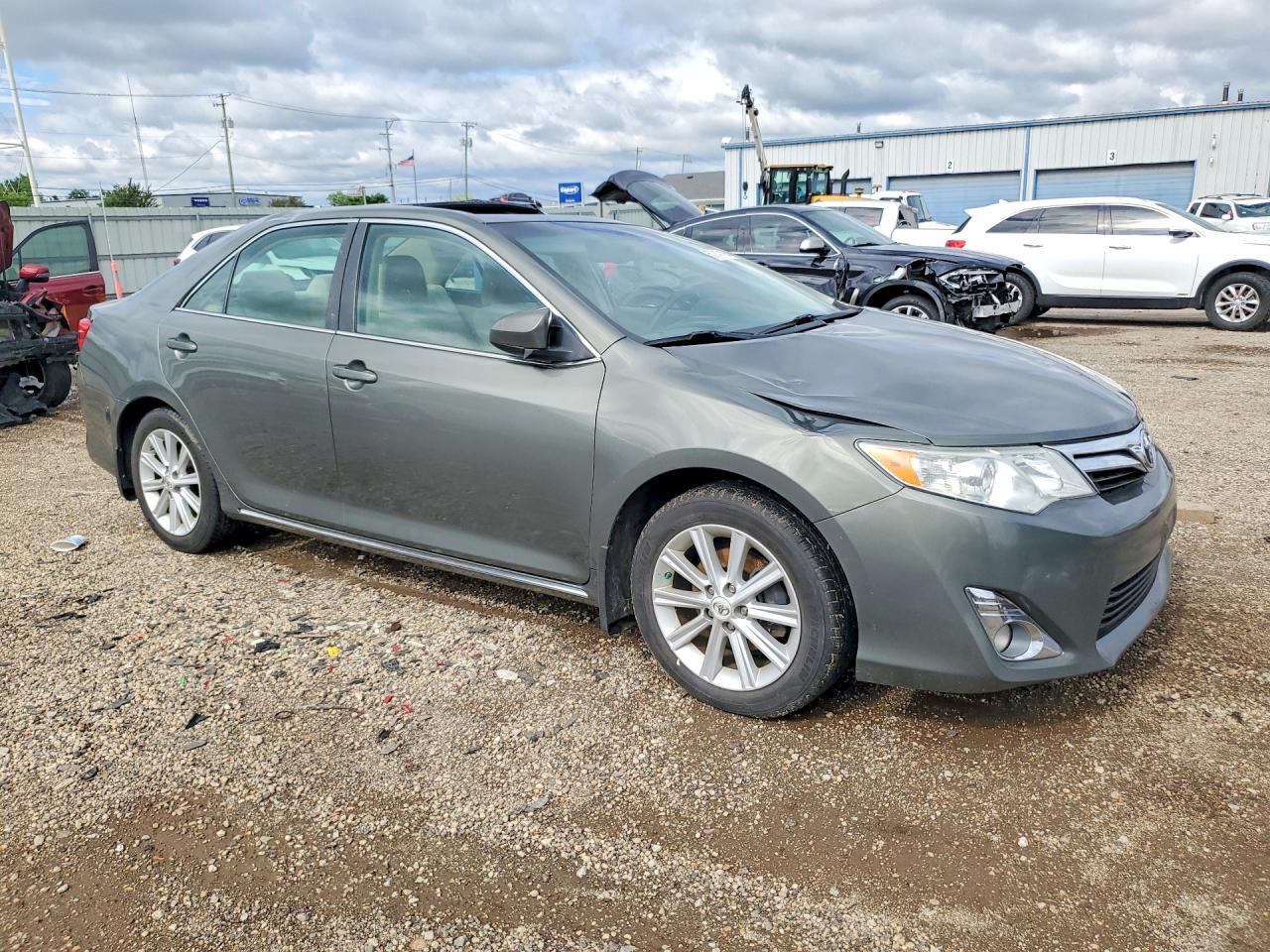 2012 Toyota Camry Xle Gray vin: 4T1BF1FK2CU535880