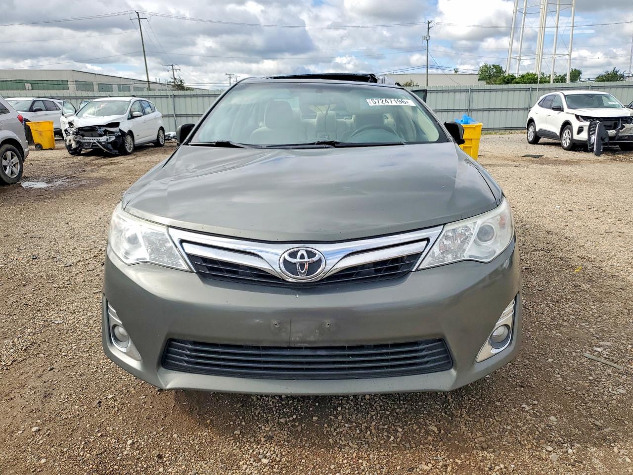 2012 Toyota Camry Xle Gray vin: 4T1BF1FK2CU535880