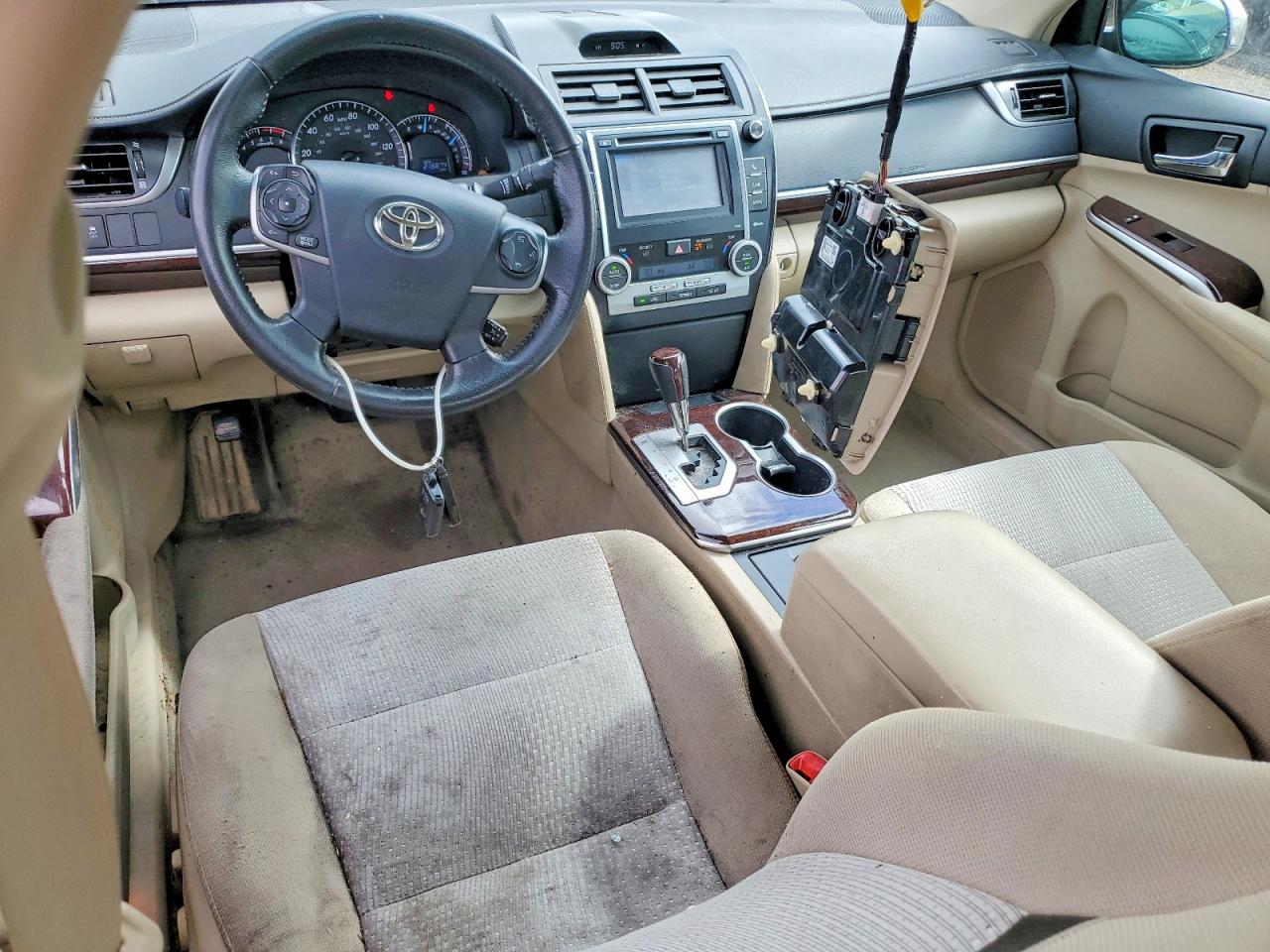 2012 Toyota Camry Xle Gray vin: 4T1BF1FK2CU535880