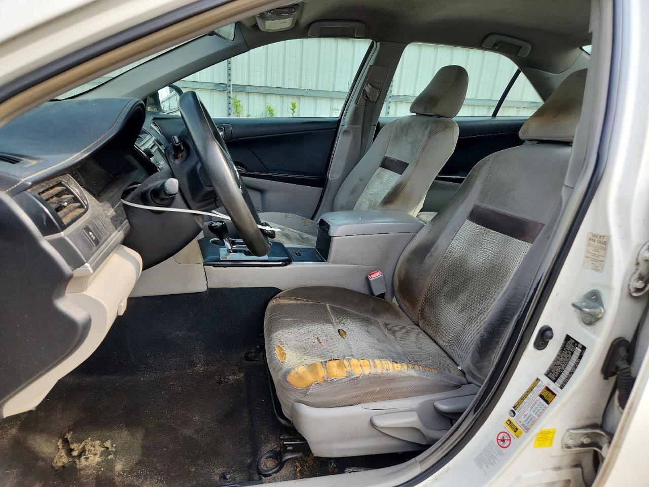 2012 Toyota Camry Le White vin: 4T1BF1FK2CU536267