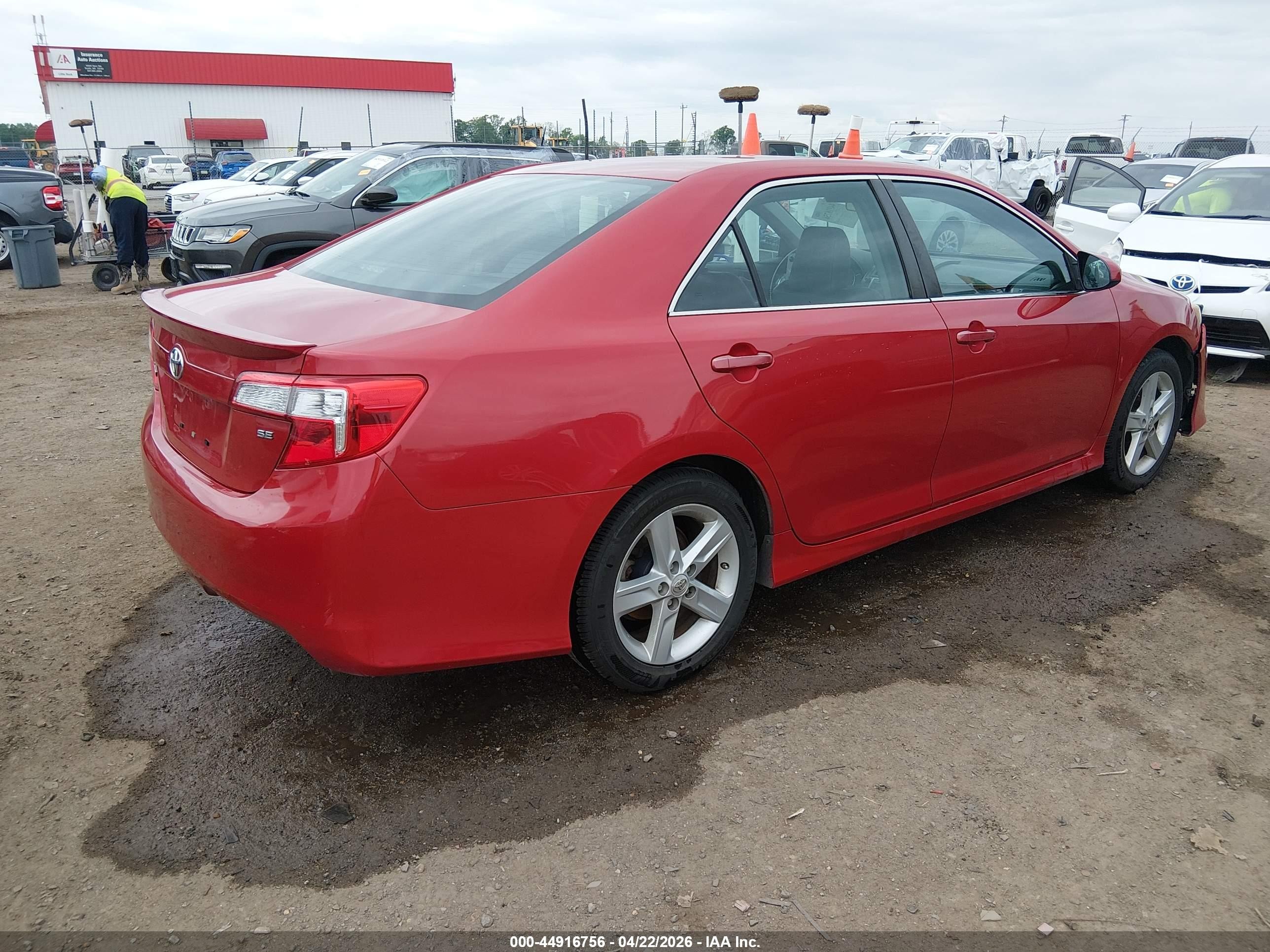 2012 Toyota Camry Se Красный vin: 4T1BF1FK2CU568765