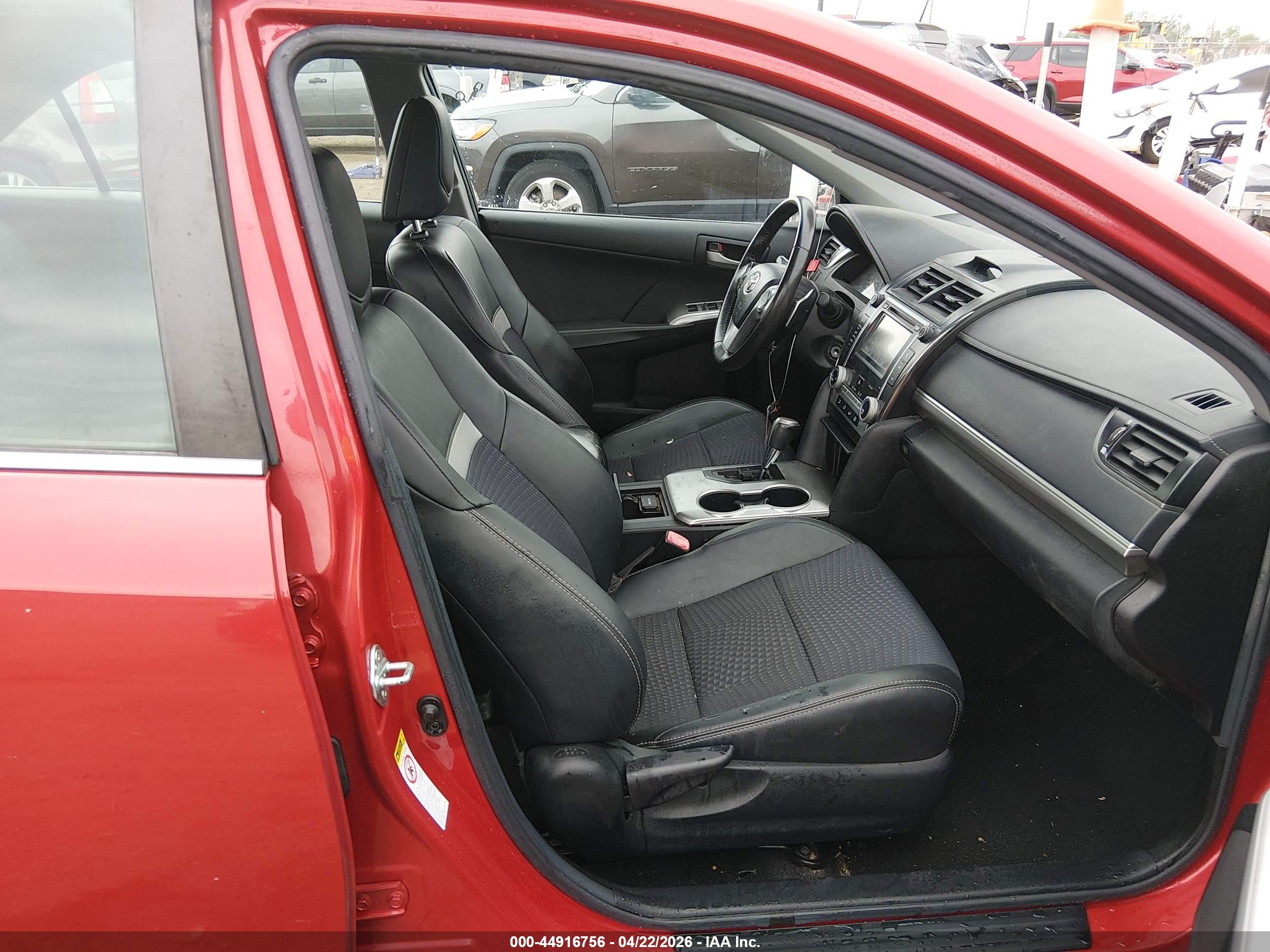2012 Toyota Camry Se Красный vin: 4T1BF1FK2CU568765