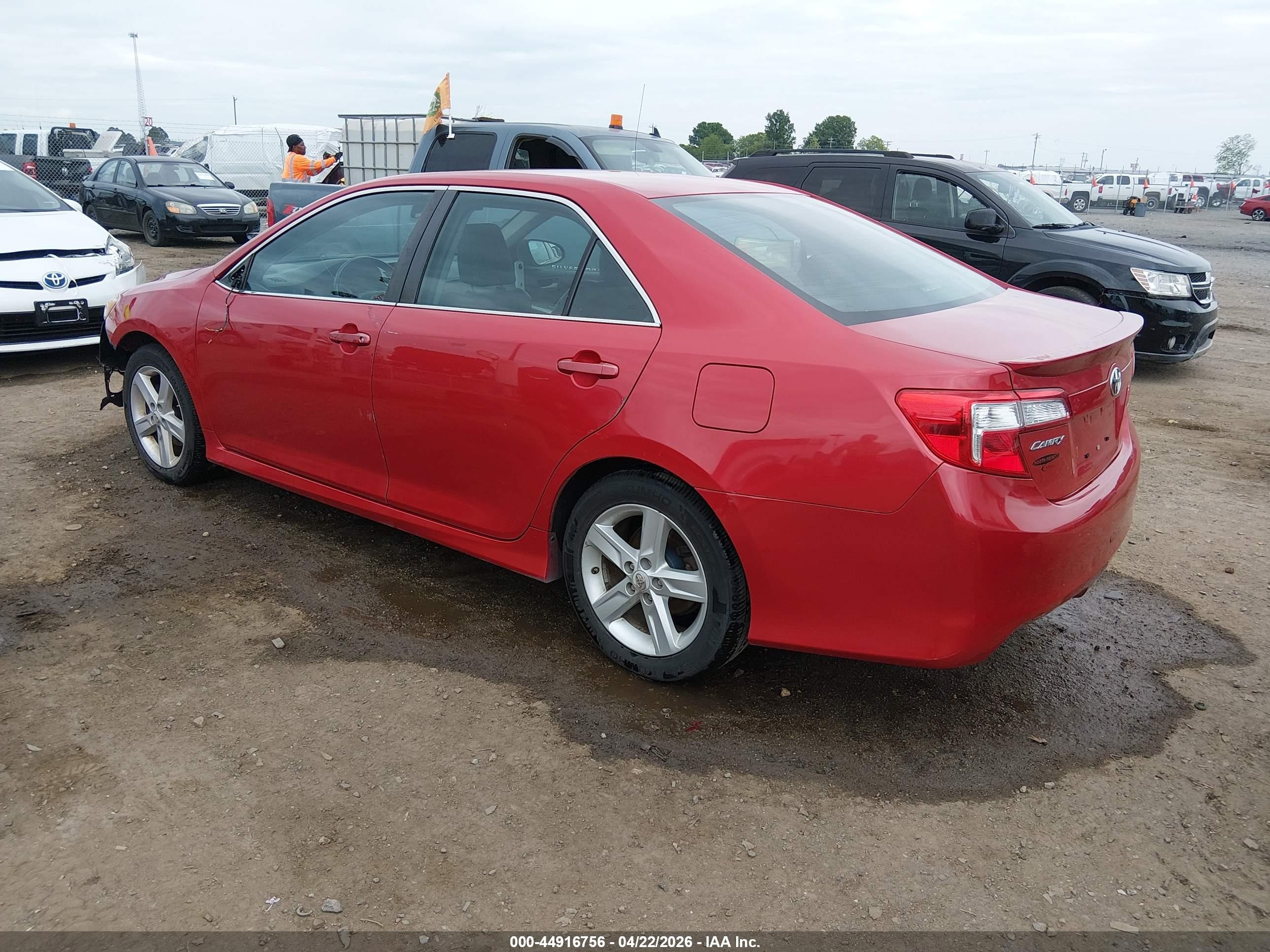 2012 Toyota Camry Se Красный vin: 4T1BF1FK2CU568765