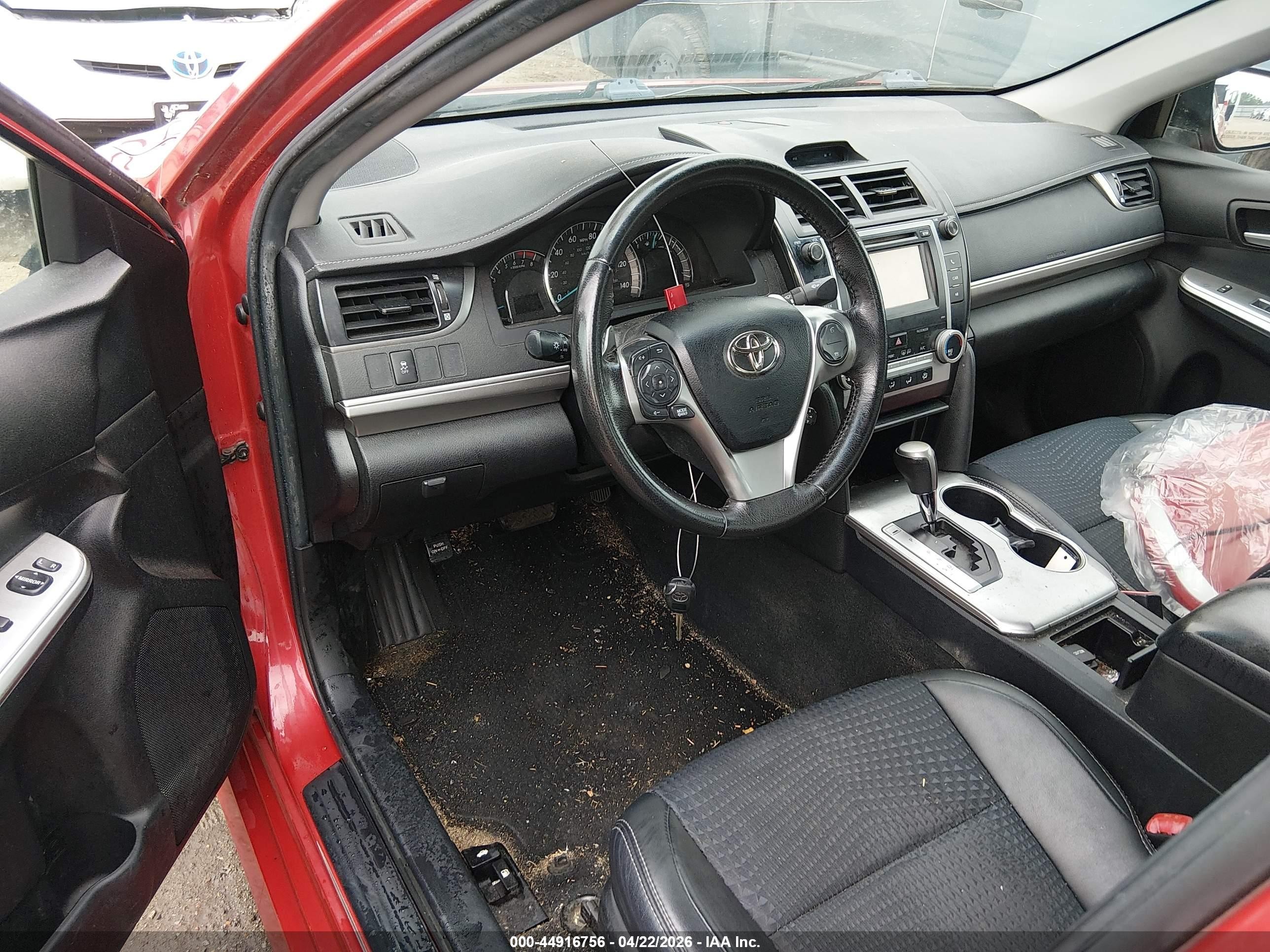 2012 Toyota Camry Se Красный vin: 4T1BF1FK2CU568765