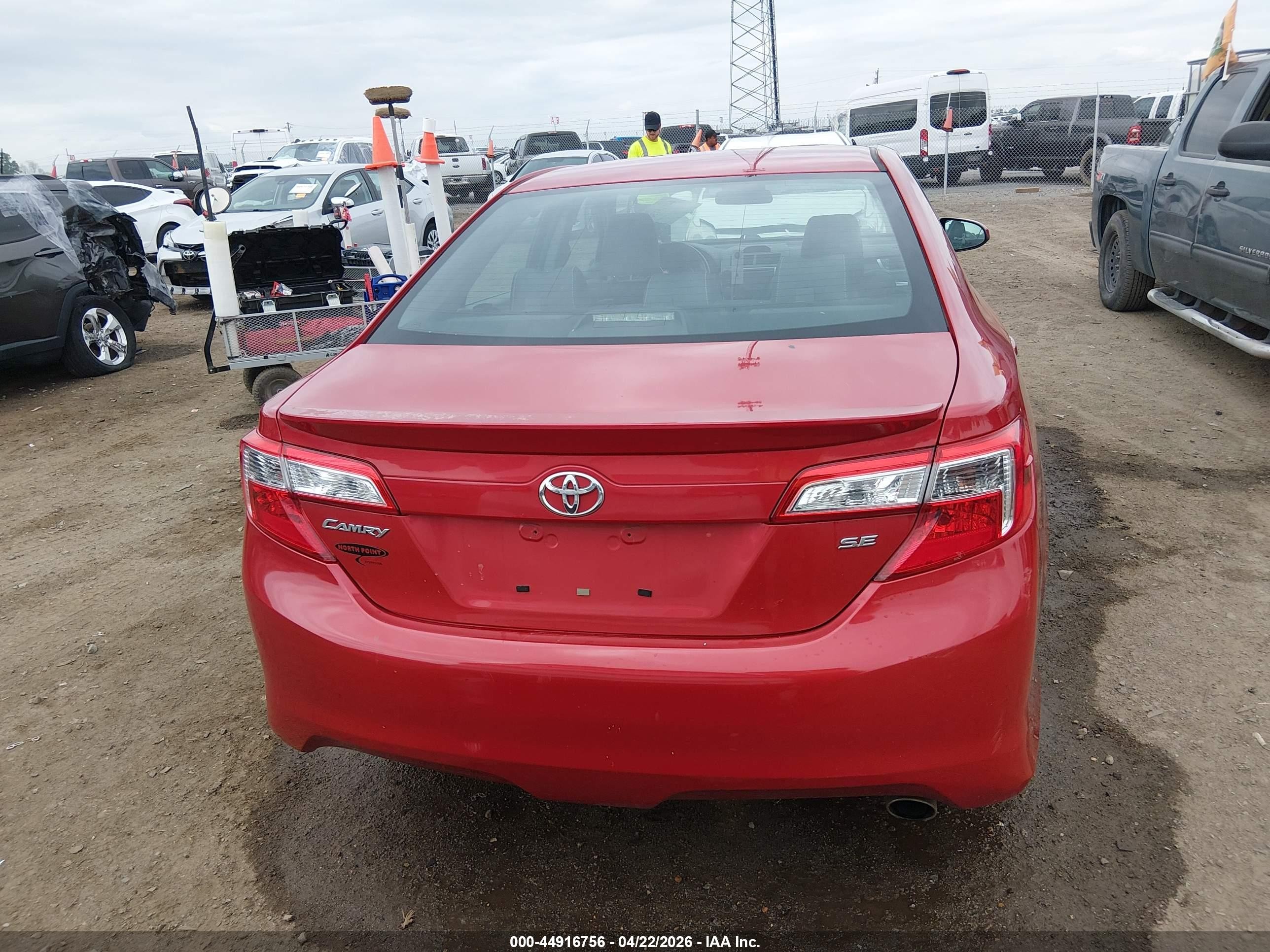 2012 Toyota Camry Se Красный vin: 4T1BF1FK2CU568765