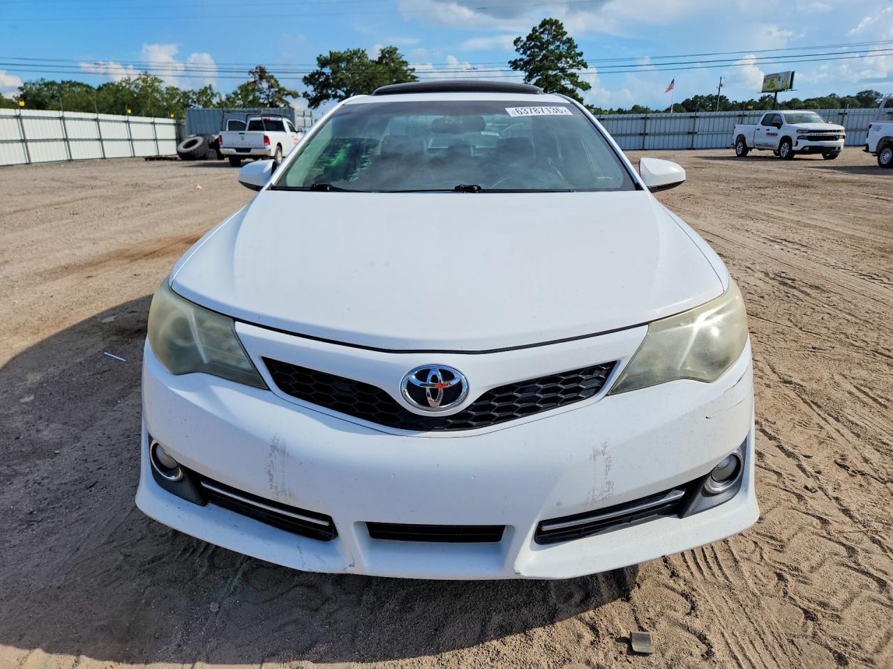 2012 Toyota Camry Se White vin: 4T1BF1FK2CU568779