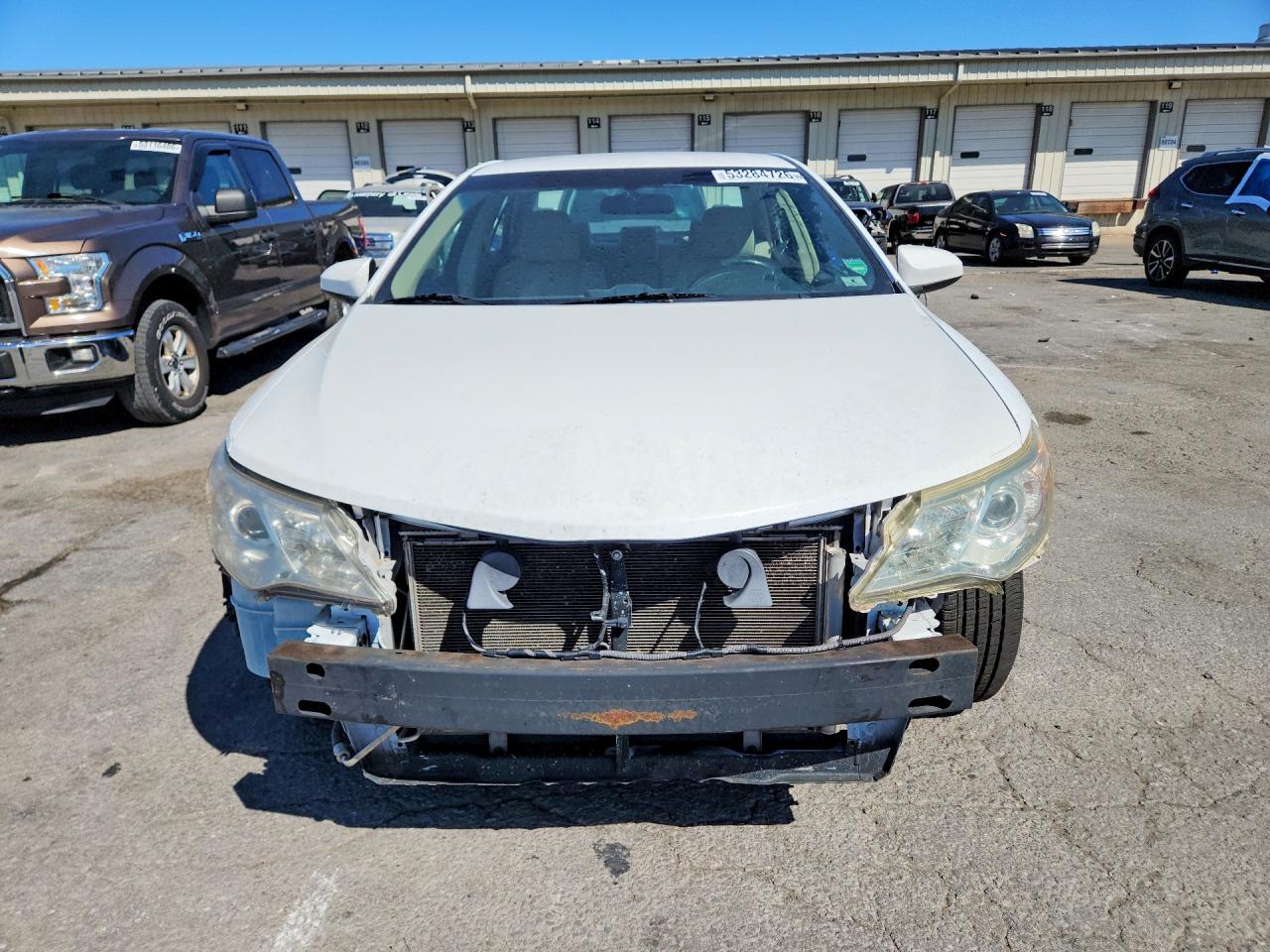 2012 Toyota Camry Le White vin: 4T1BF1FK2CU570242