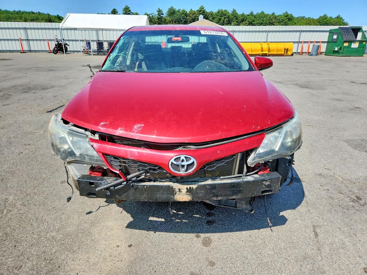 2012 Toyota Camry Se Red vin: 4T1BF1FK2CU574663