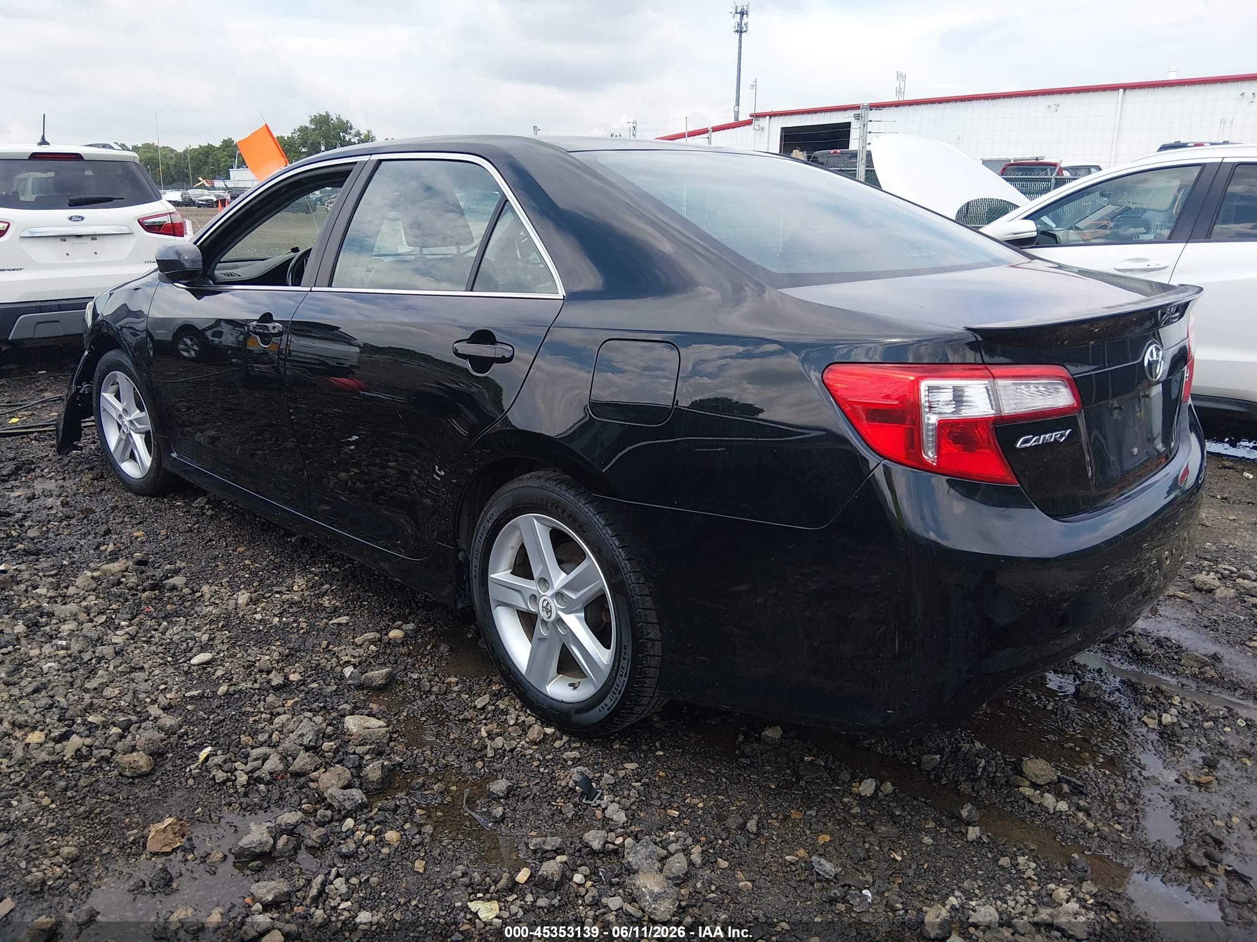 2012 Toyota Camry Se Black vin: 4T1BF1FK2CU577725