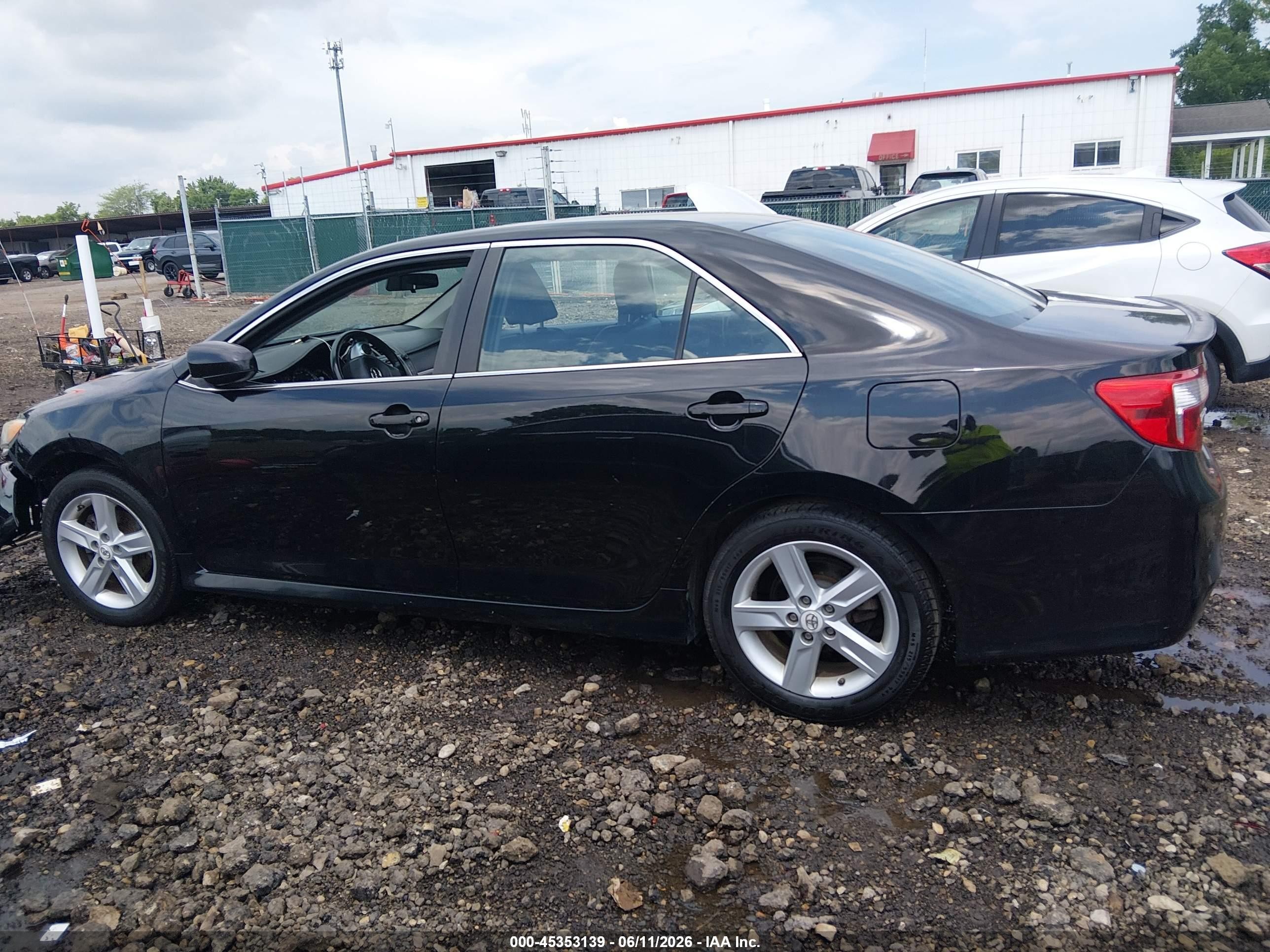 2012 Toyota Camry Se Black vin: 4T1BF1FK2CU577725