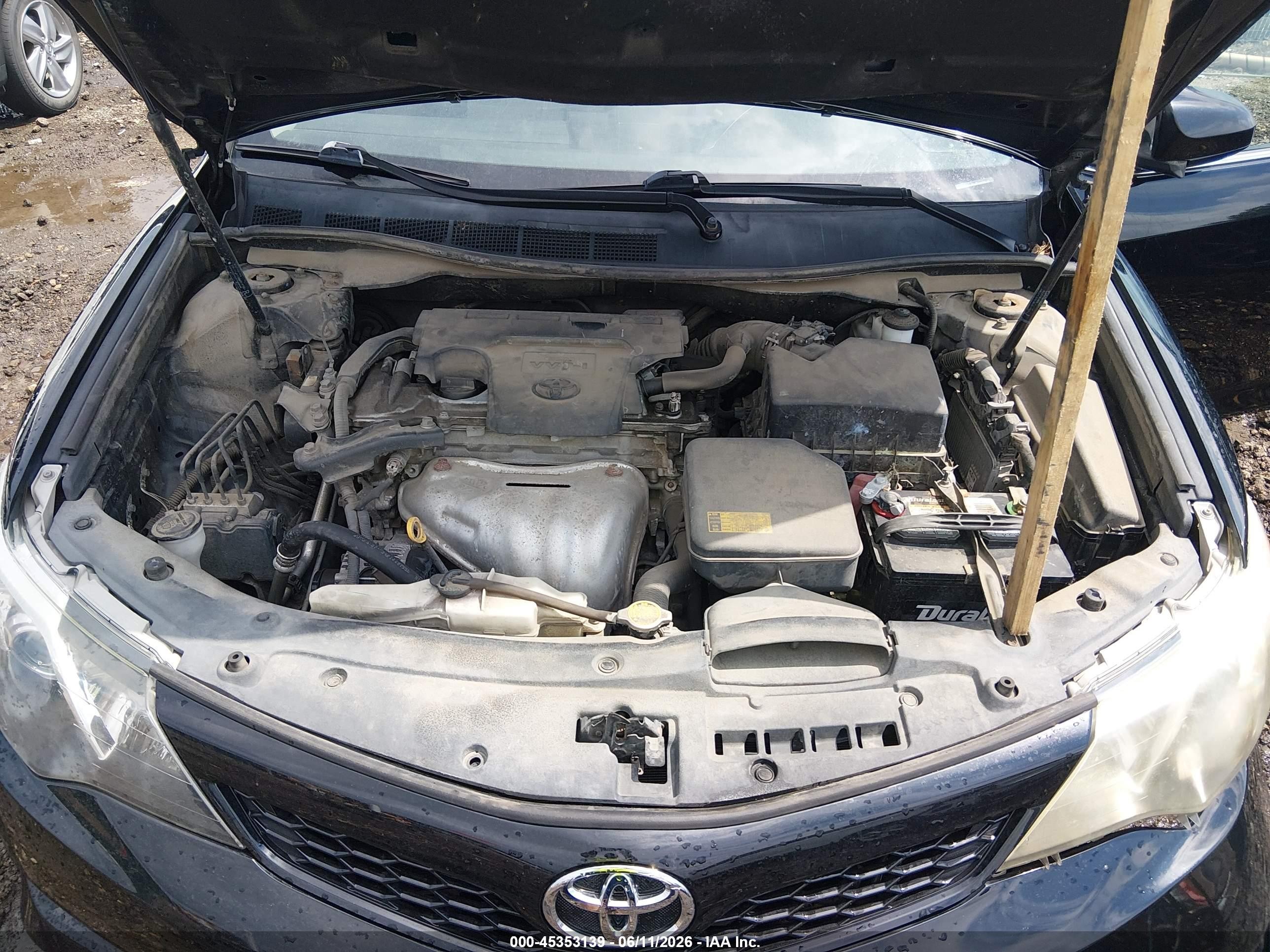 2012 Toyota Camry Se Black vin: 4T1BF1FK2CU577725