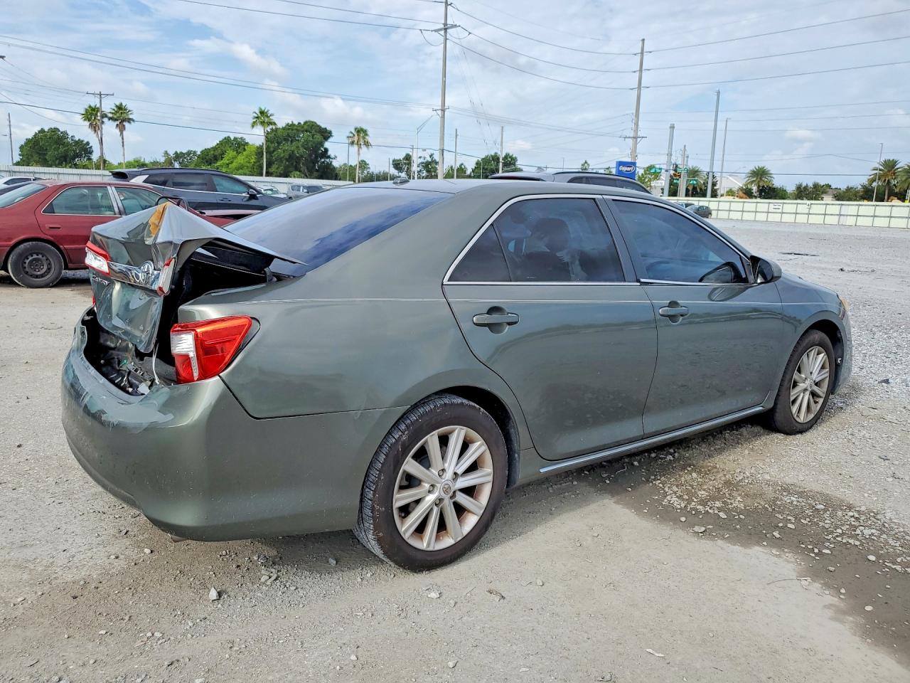 2012 Toyota Camry Xle Зеленый vin: 4T1BF1FK2CU599773