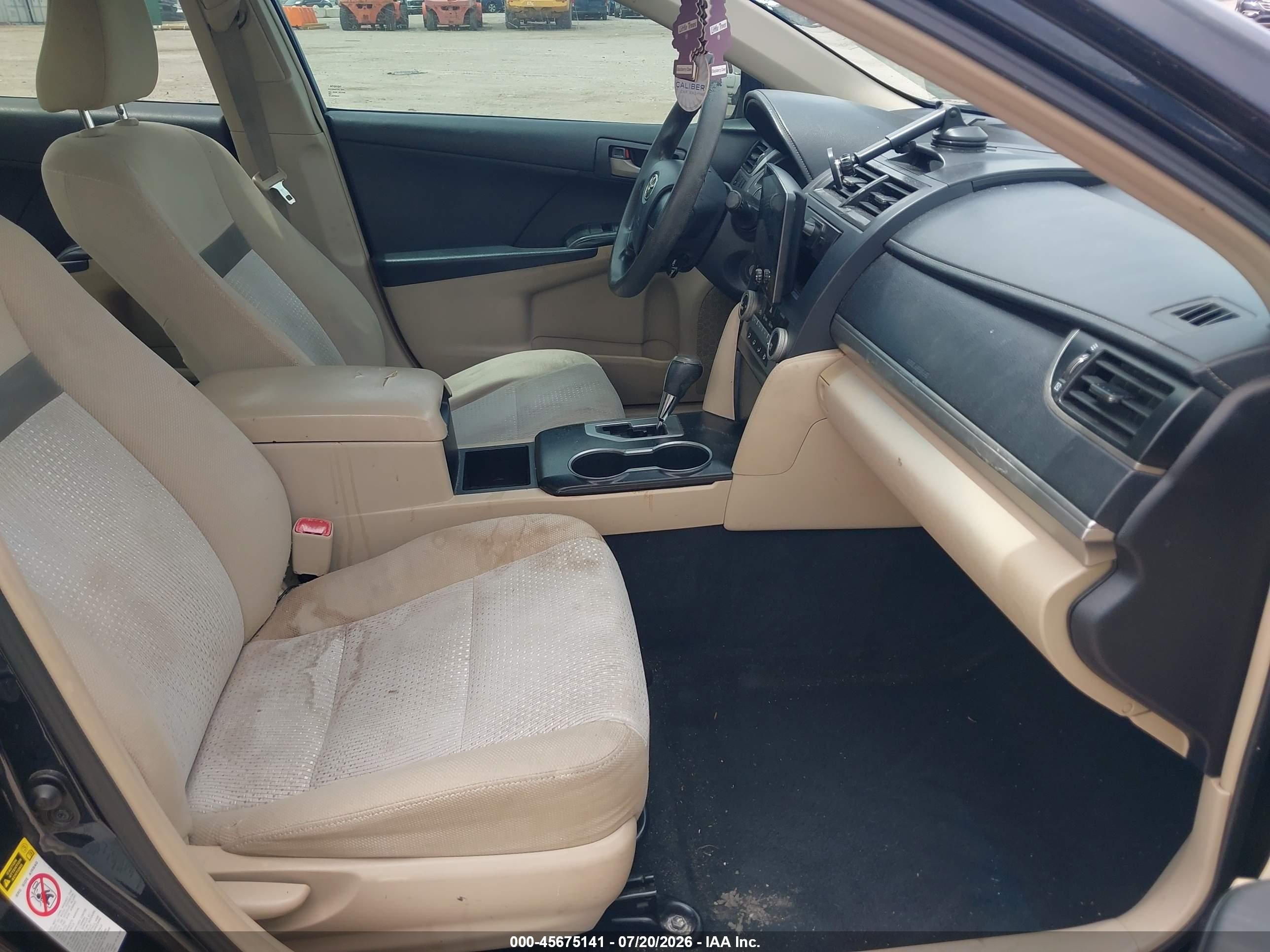 2012 Toyota Camry L Black vin: 4T1BF1FK2CU614515