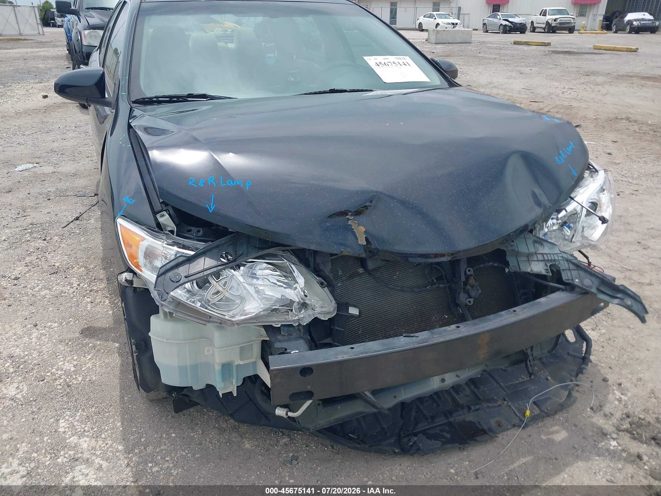 2012 Toyota Camry L Black vin: 4T1BF1FK2CU614515