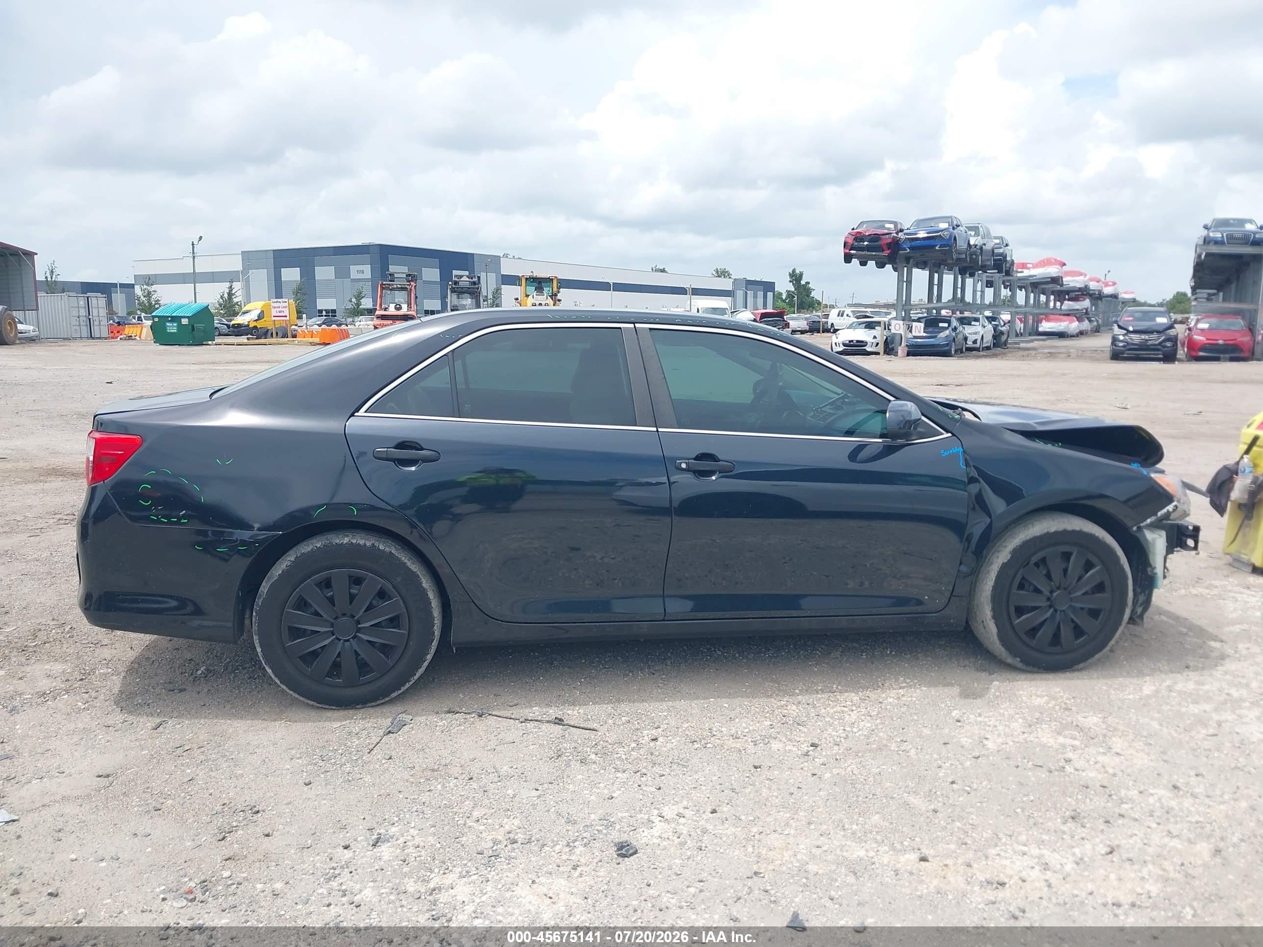 2012 Toyota Camry L Black vin: 4T1BF1FK2CU614515