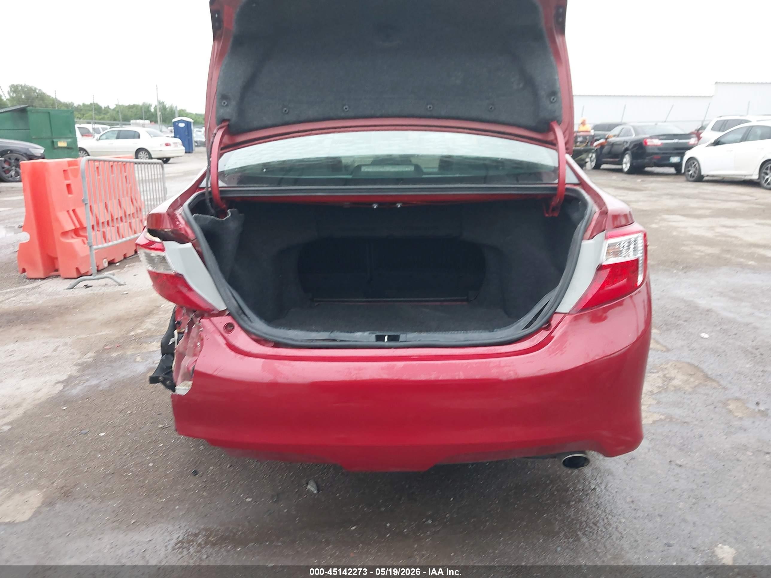 2012 Toyota Camry Se Limited Edition Red vin: 4T1BF1FK2CU619326