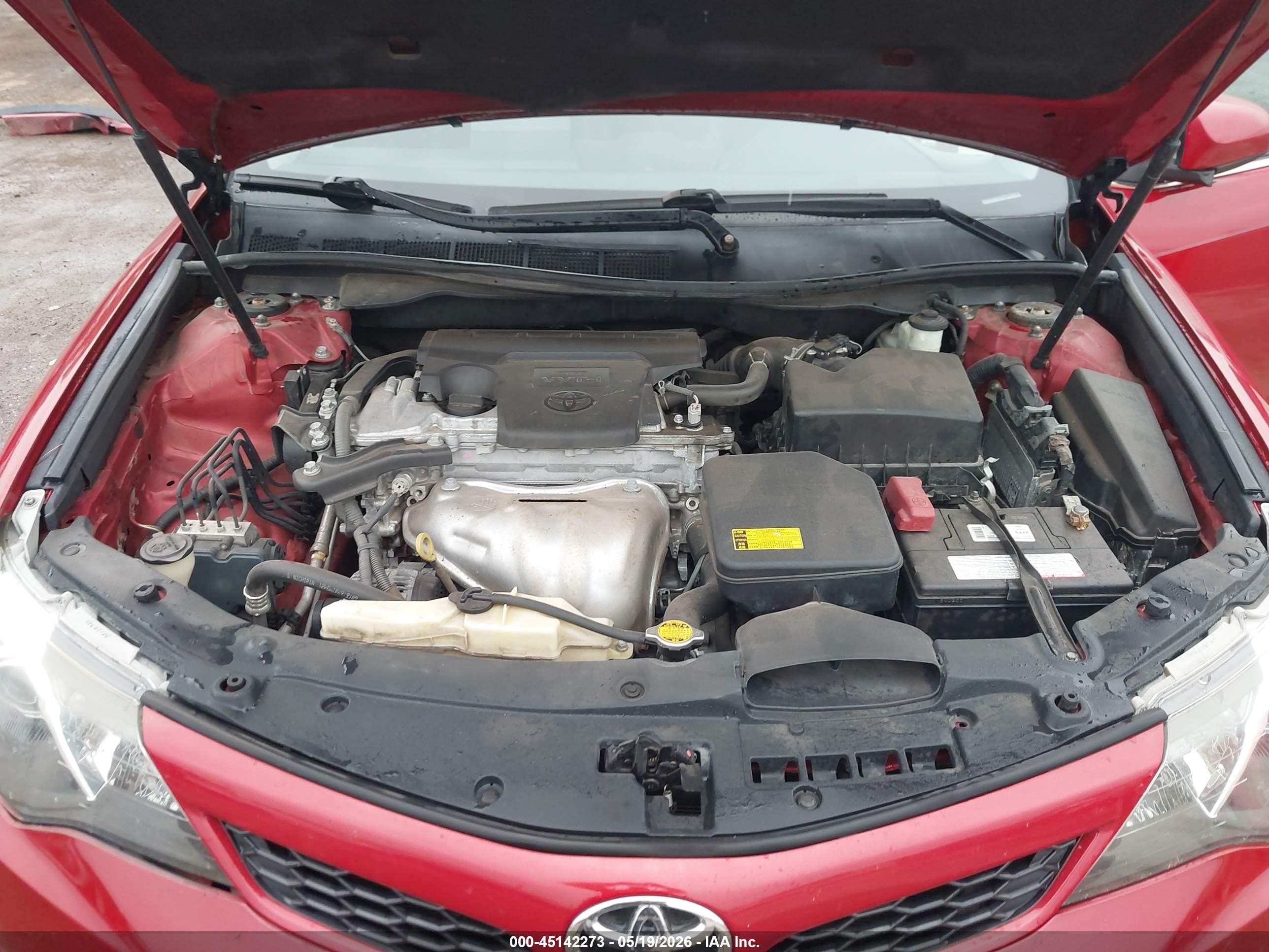 2012 Toyota Camry Se Limited Edition Red vin: 4T1BF1FK2CU619326
