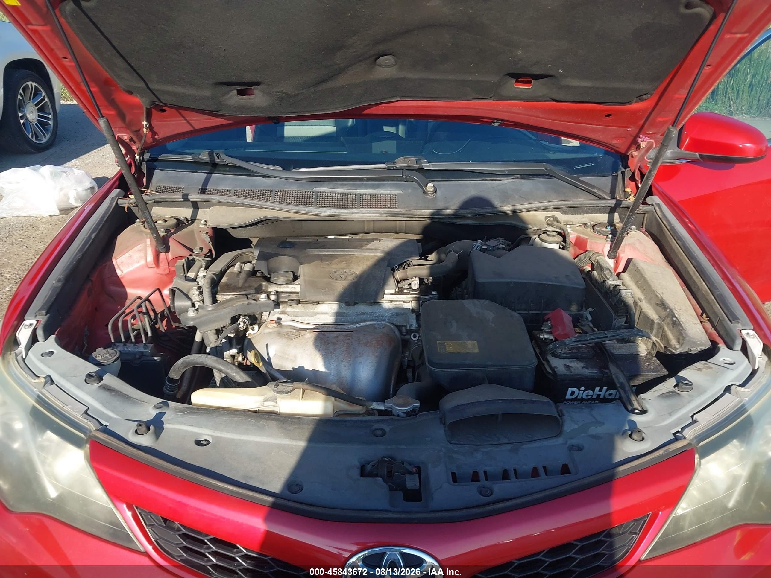 2012 Toyota Camry Se Красный vin: 4T1BF1FK2CU630732