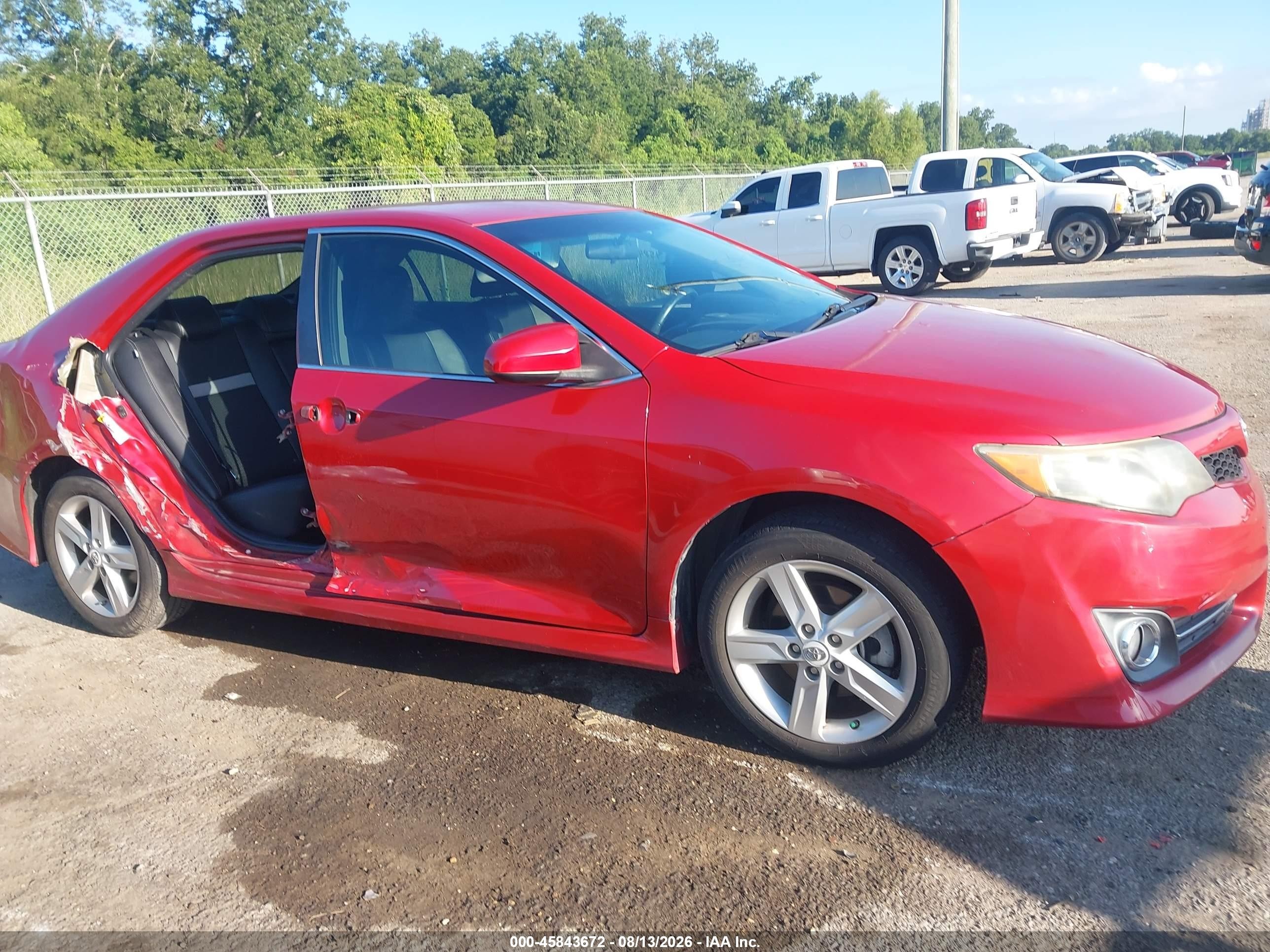 2012 Toyota Camry Se Красный vin: 4T1BF1FK2CU630732