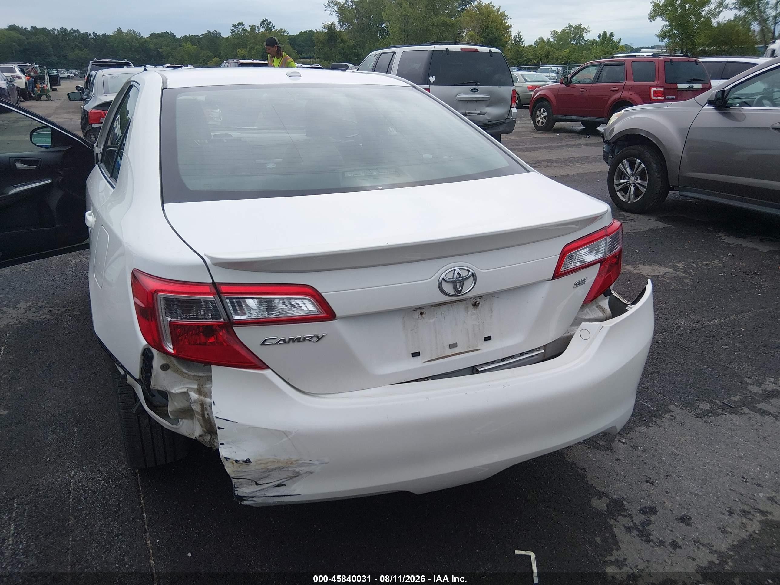 2012 Toyota Camry Se Limited Edition White vin: 4T1BF1FK2CU632609