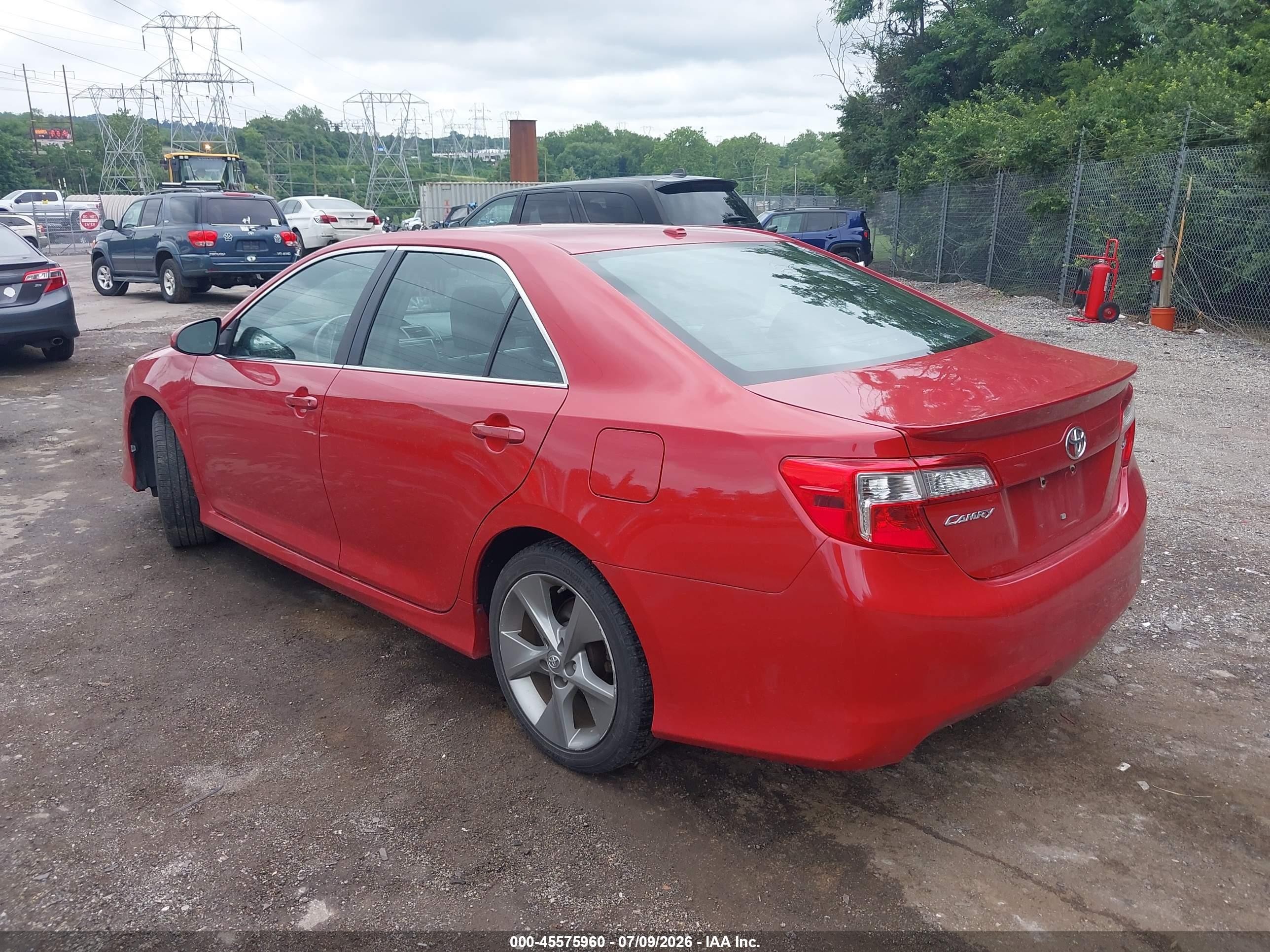 2012 Toyota Camry Se Limited Edition Red vin: 4T1BF1FK2CU637227