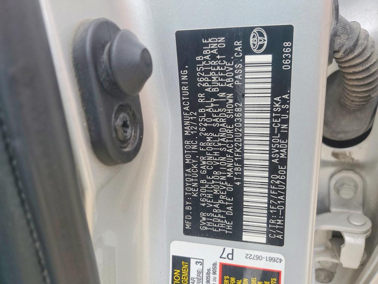 2013 Toyota Camry Se Silver vin: 4T1BF1FK2DU203682