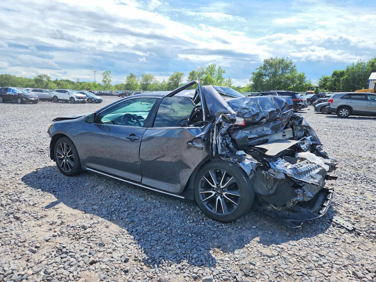2013 Toyota Camry Le Gray vin: 4T1BF1FK2DU203701