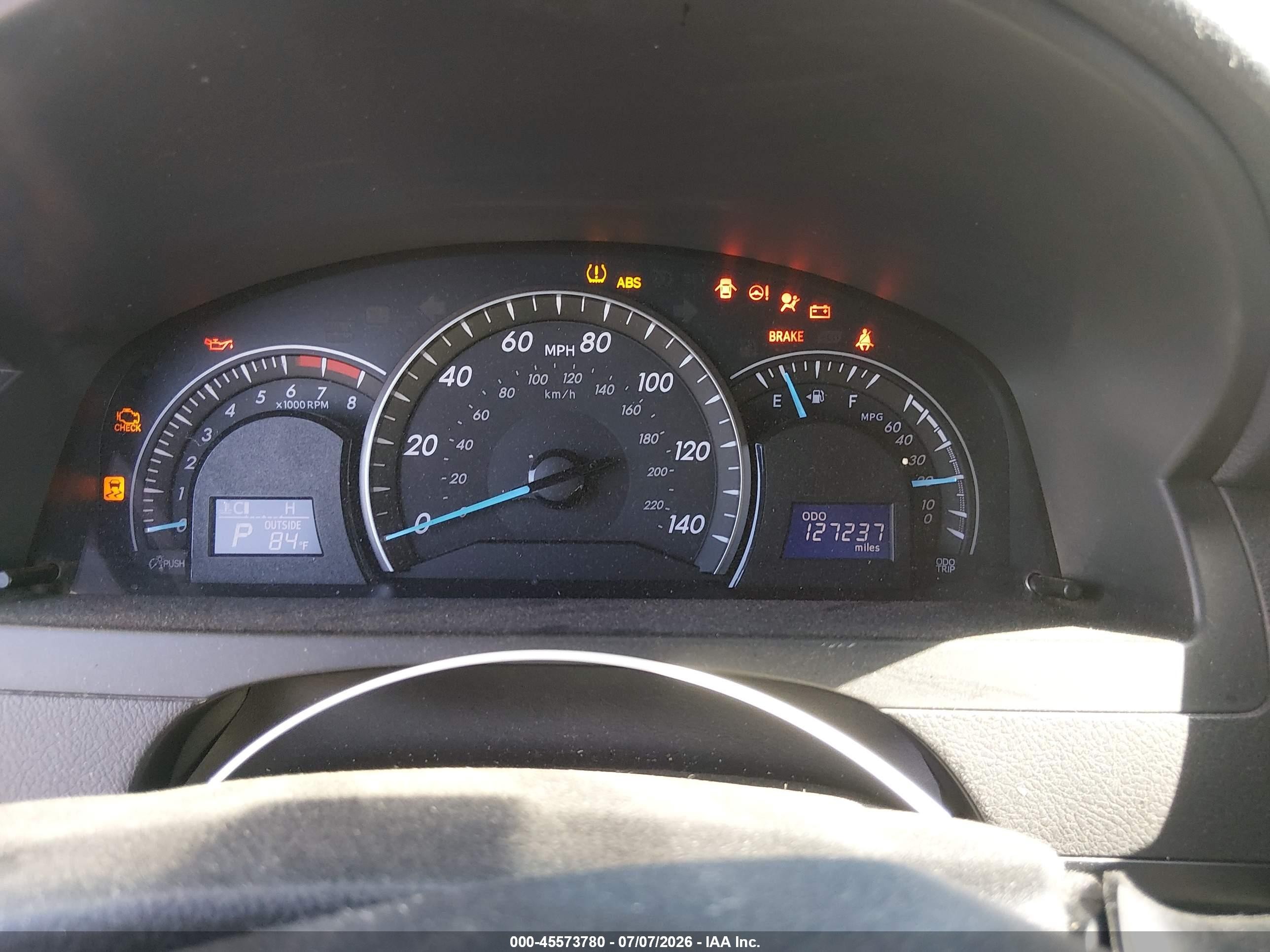 2013 Toyota Camry Le Black vin: 4T1BF1FK2DU205898