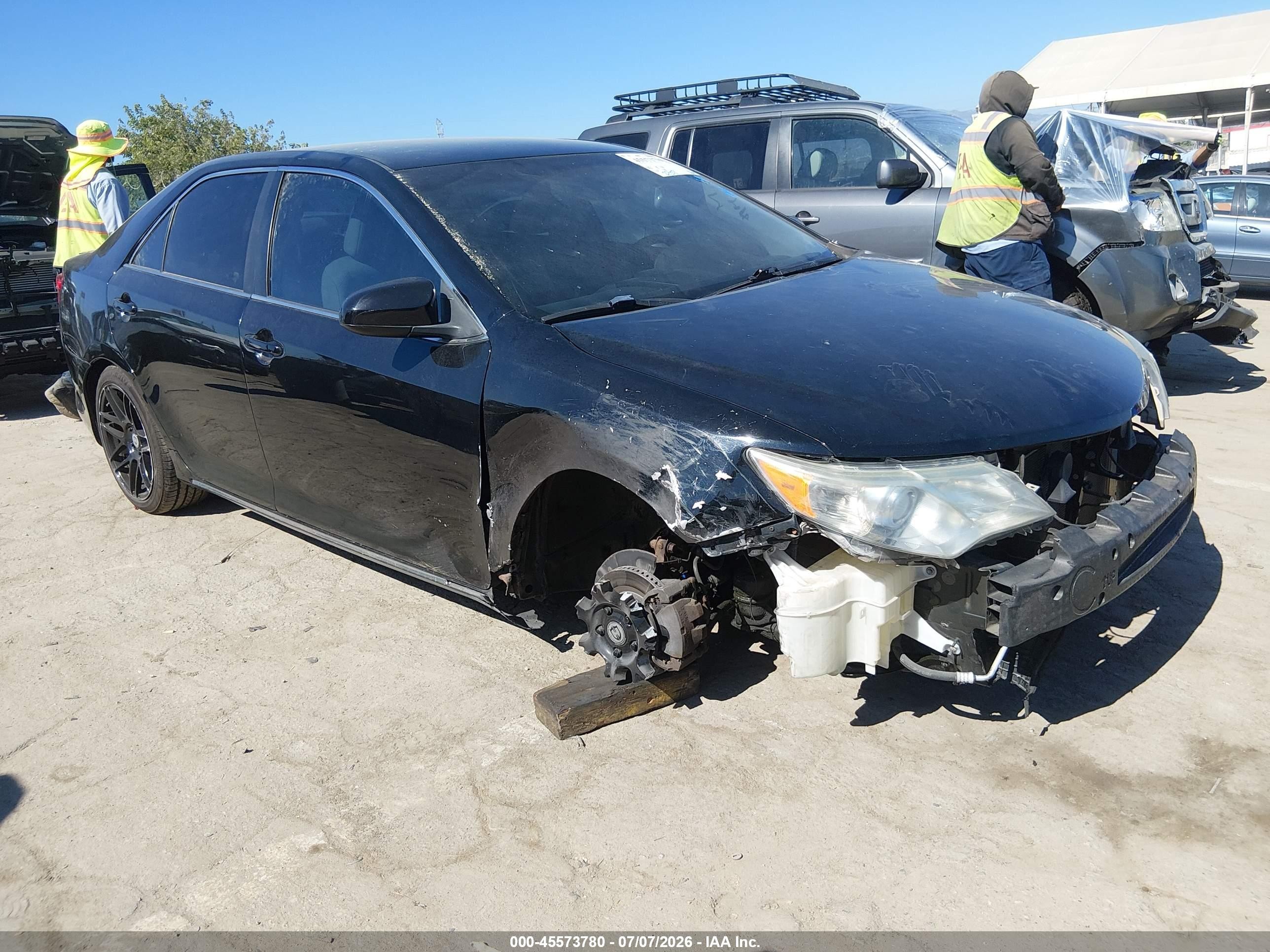2013 Toyota Camry Le Black vin: 4T1BF1FK2DU205898