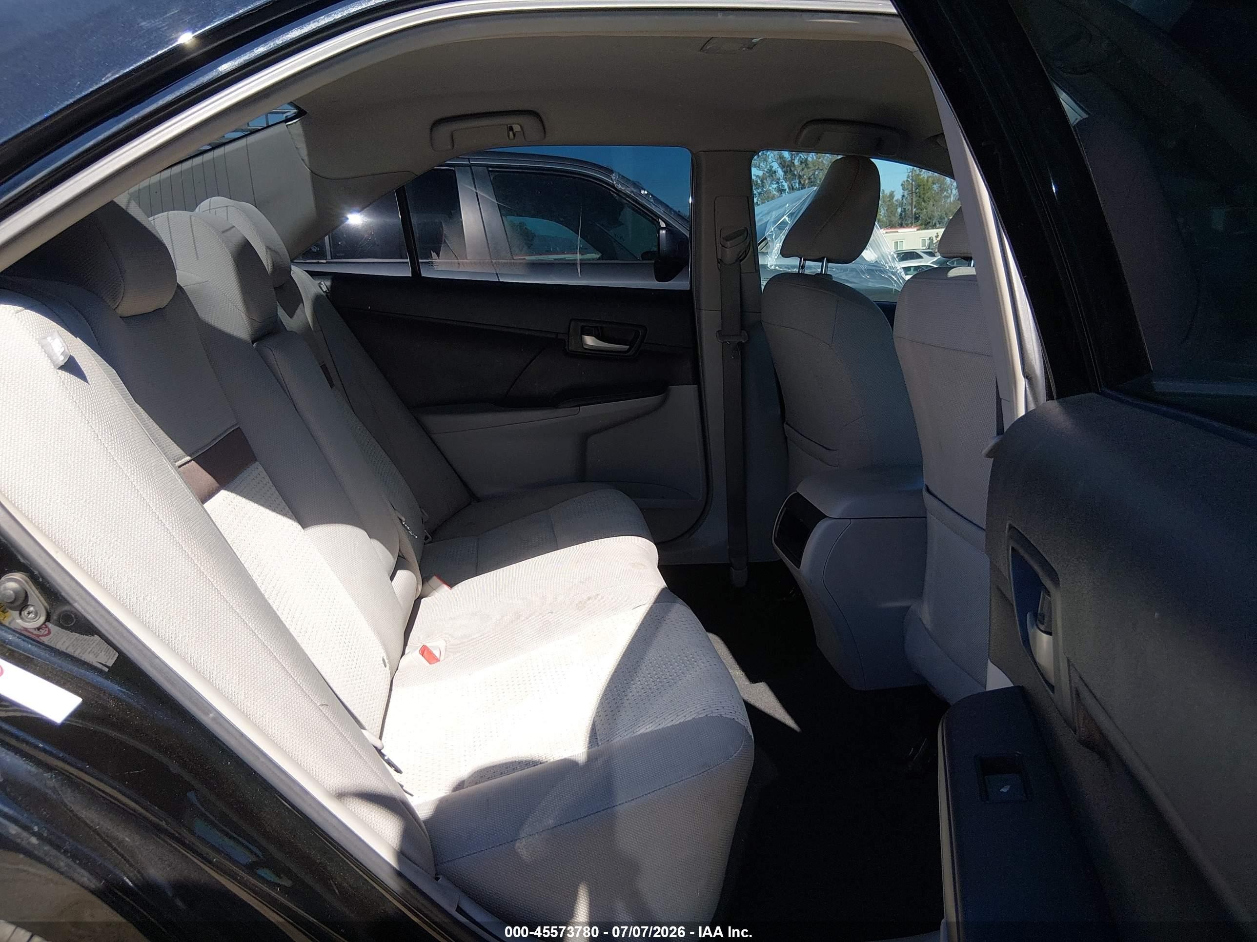 2013 Toyota Camry Le Black vin: 4T1BF1FK2DU205898