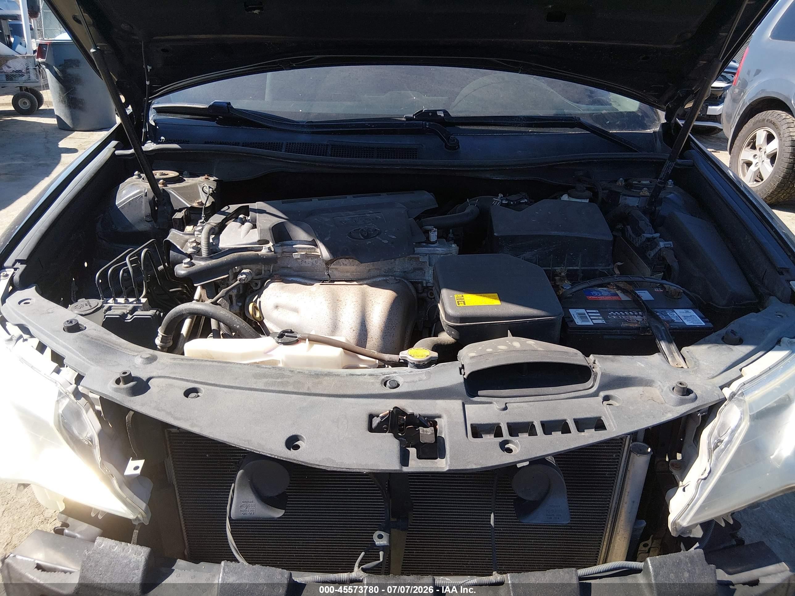 2013 Toyota Camry Le Black vin: 4T1BF1FK2DU205898
