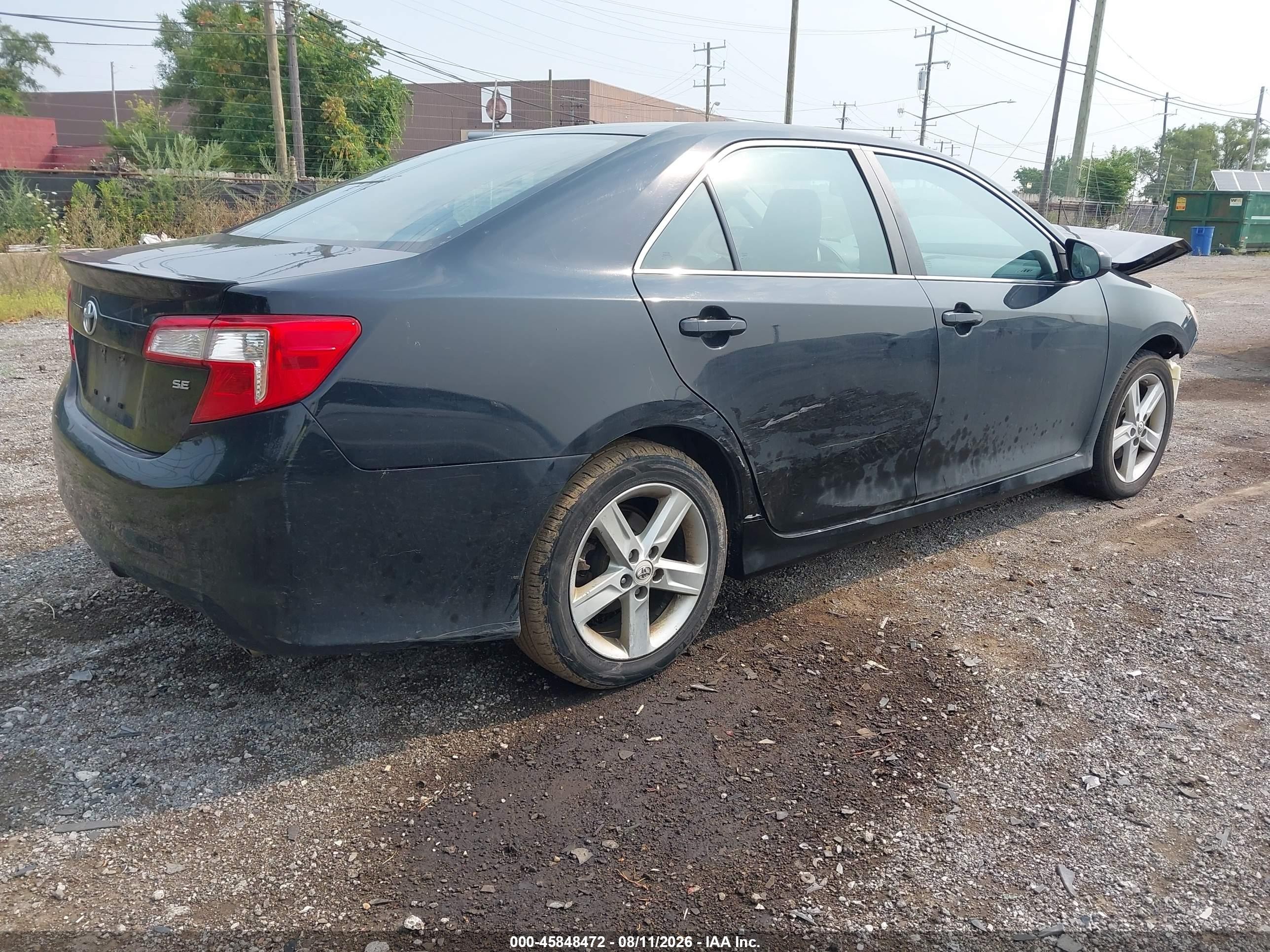 2013 Toyota Camry Se Black vin: 4T1BF1FK2DU211586