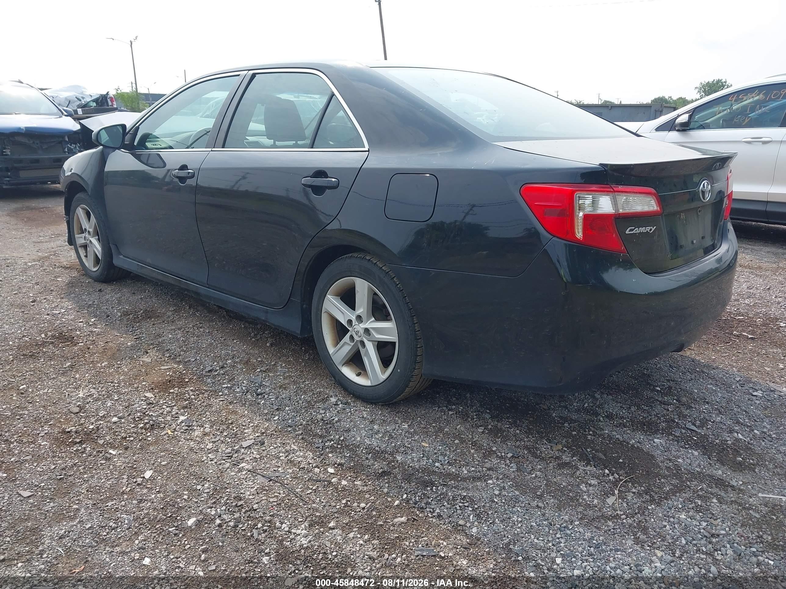 2013 Toyota Camry Se Black vin: 4T1BF1FK2DU211586