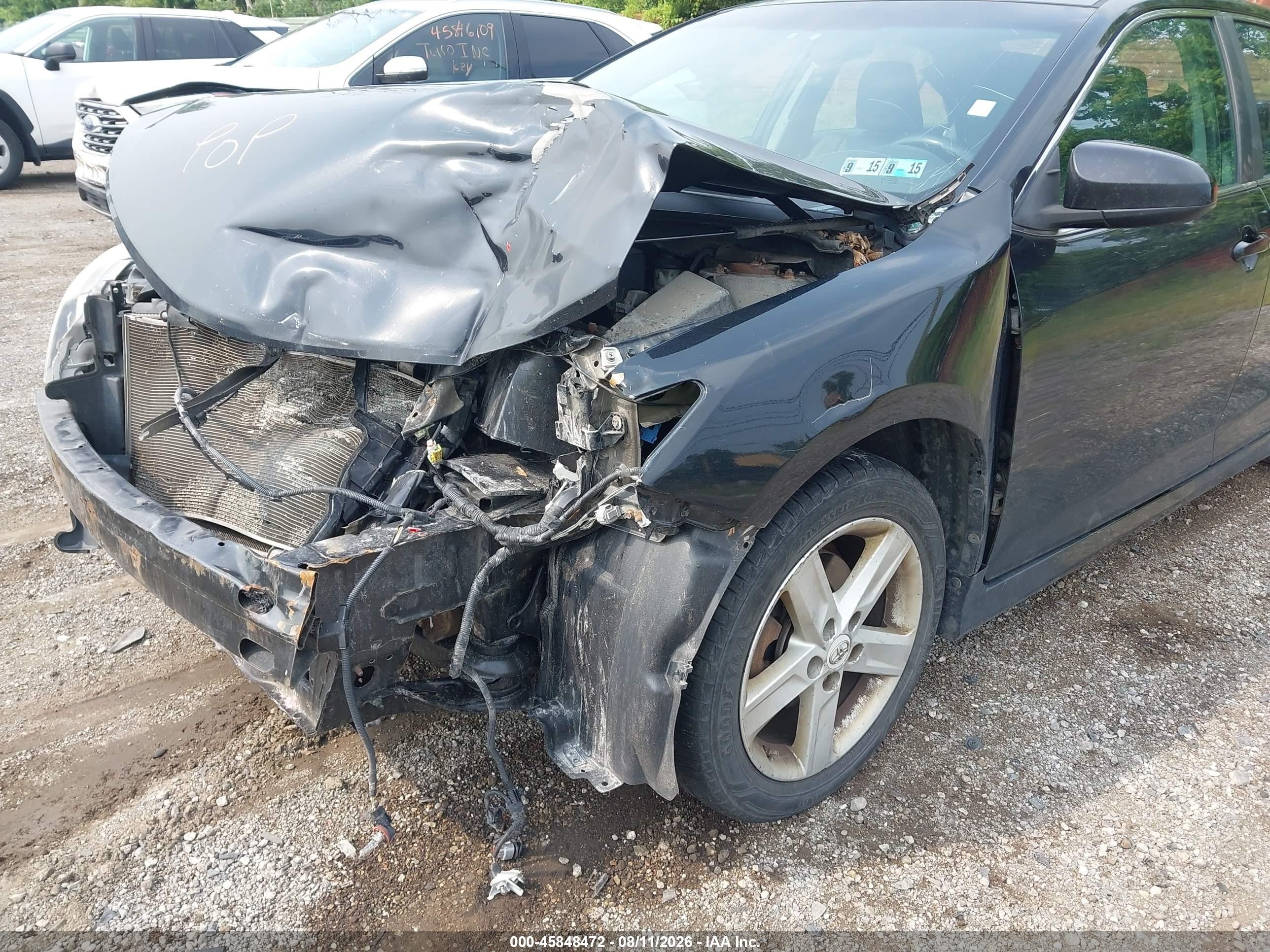 2013 Toyota Camry Se Black vin: 4T1BF1FK2DU211586