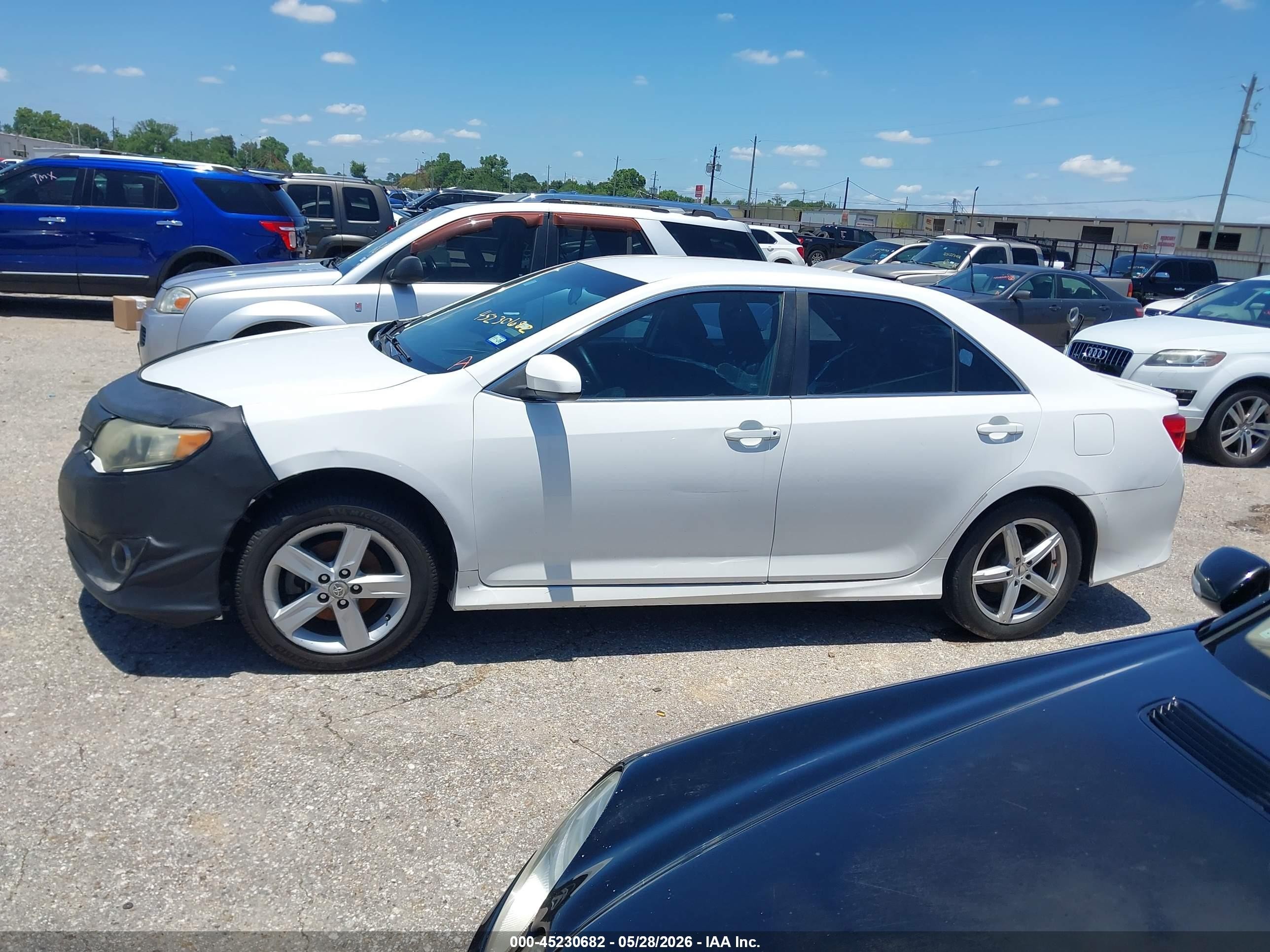 2013 Toyota Camry Se Белый vin: 4T1BF1FK2DU214956