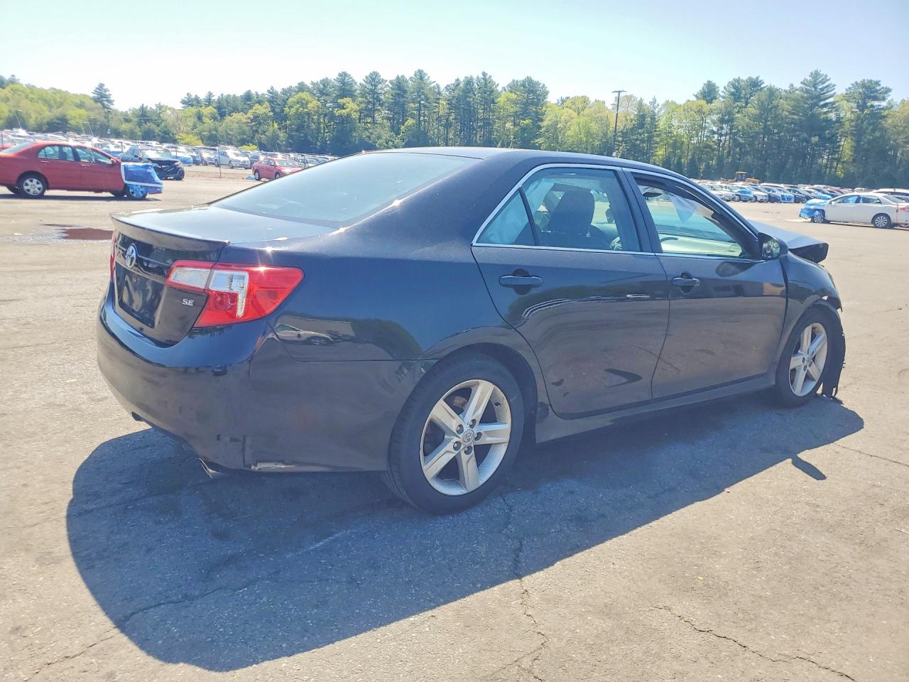 2013 Toyota Camry Se Black vin: 4T1BF1FK2DU219817