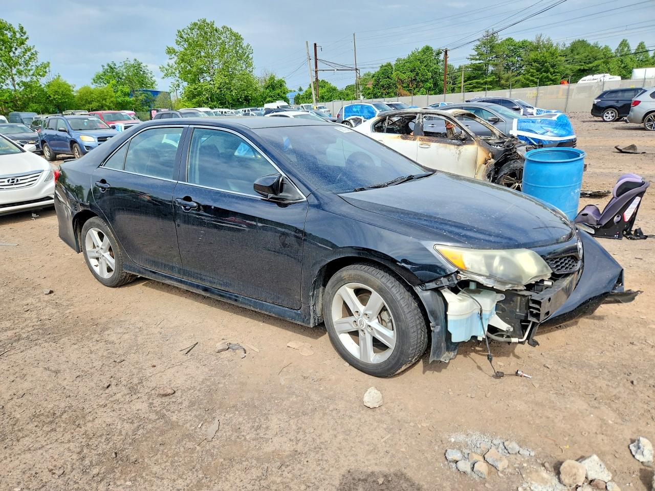 2013 Toyota Camry Se Black vin: 4T1BF1FK2DU224449