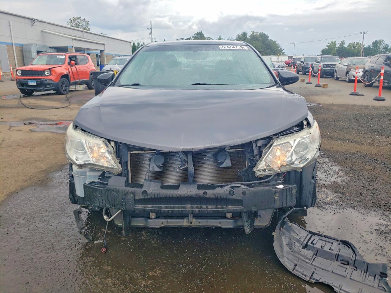 2013 Toyota Camry Le Gray vin: 4T1BF1FK2DU228923