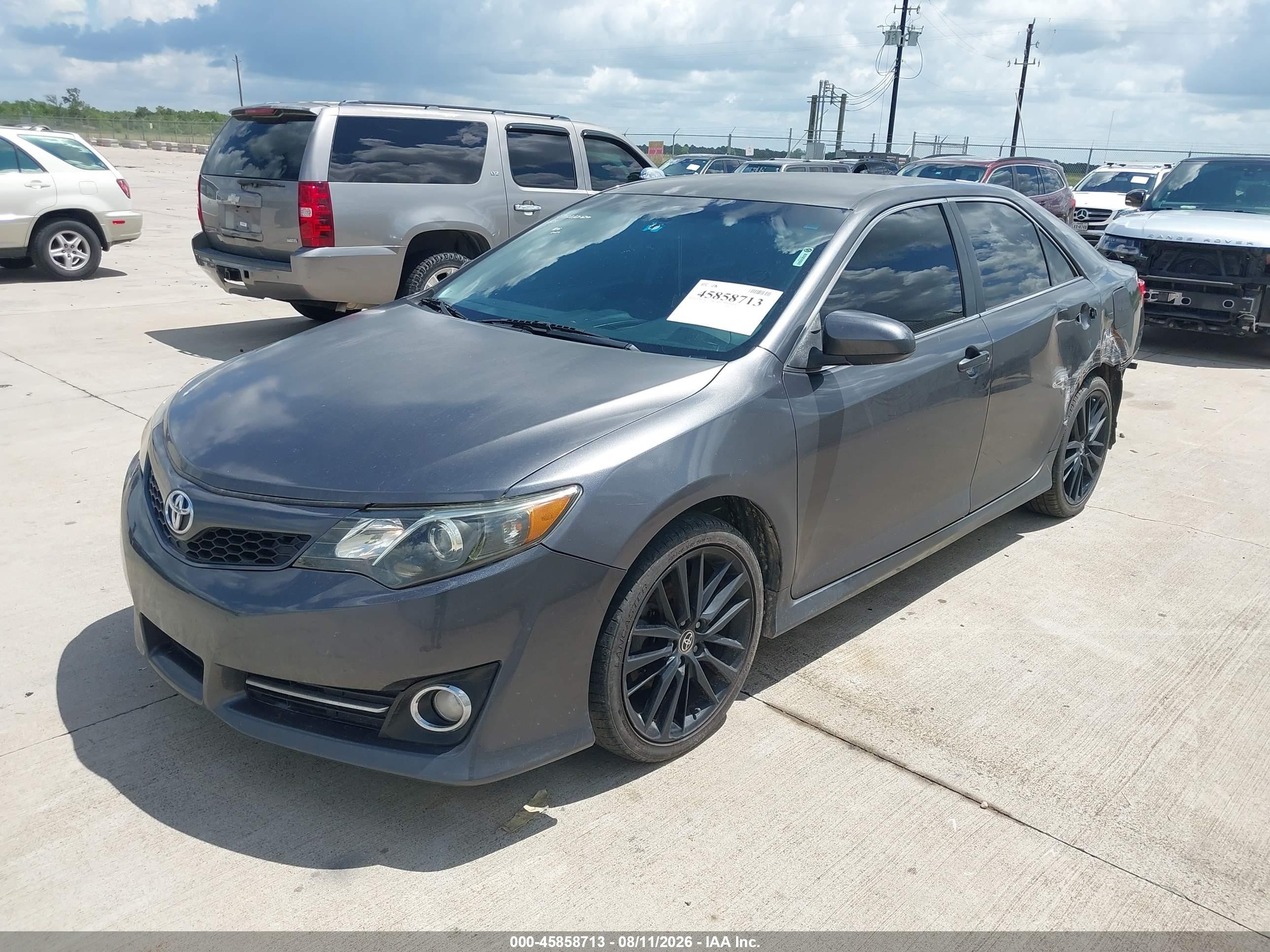 2013 Toyota Camry Se Gray vin: 4T1BF1FK2DU246029