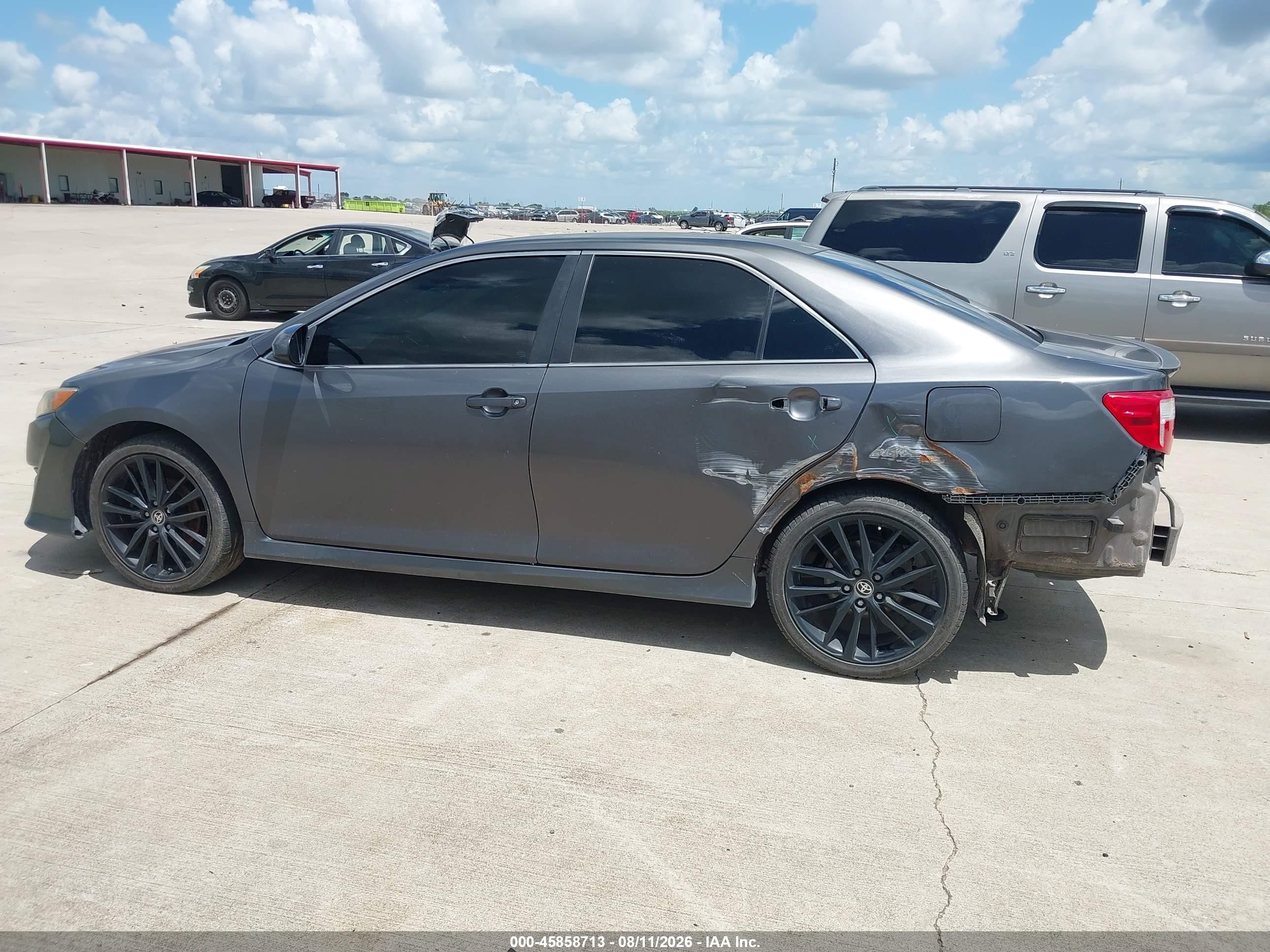 2013 Toyota Camry Se Gray vin: 4T1BF1FK2DU246029