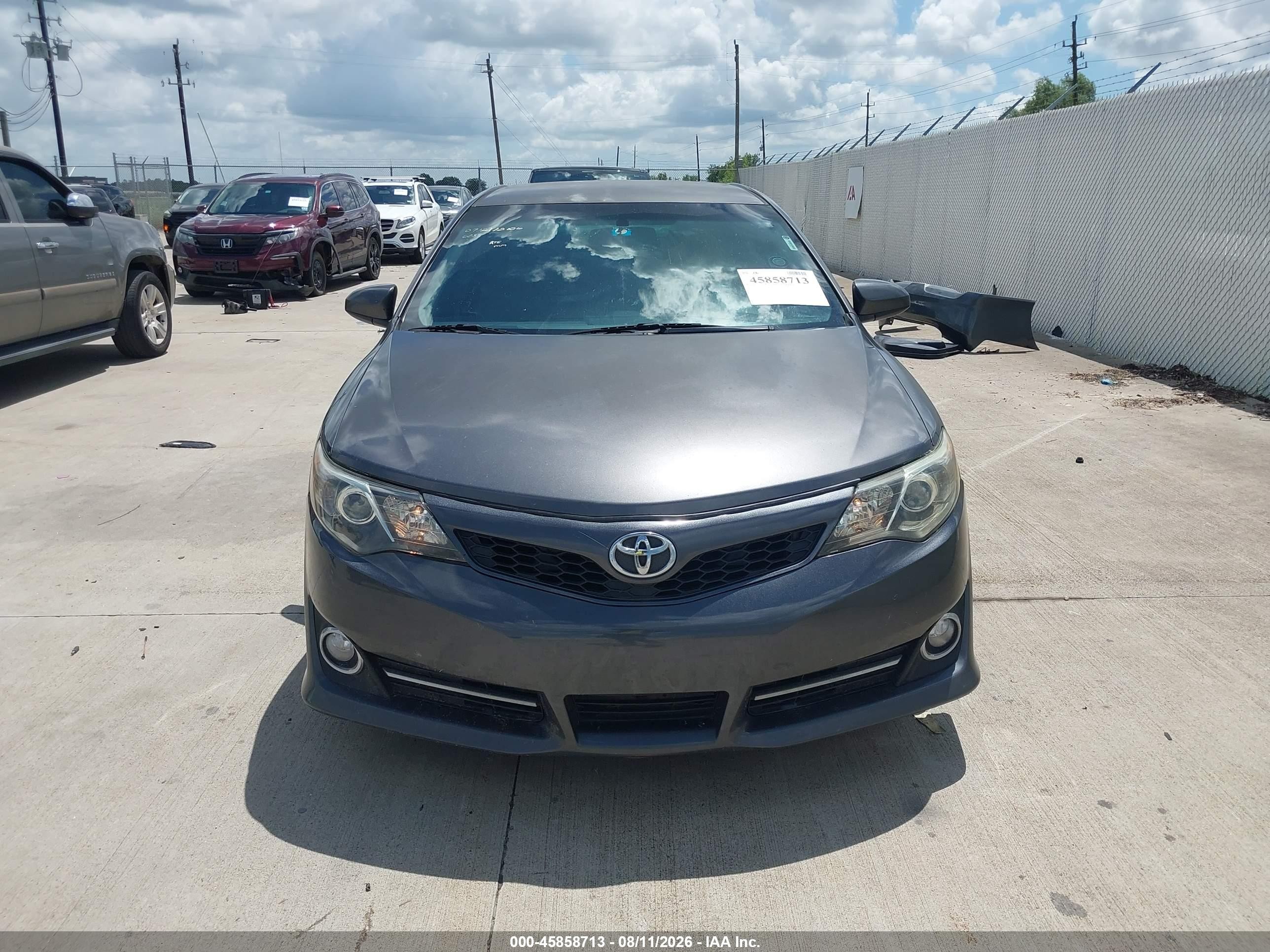2013 Toyota Camry Se Gray vin: 4T1BF1FK2DU246029