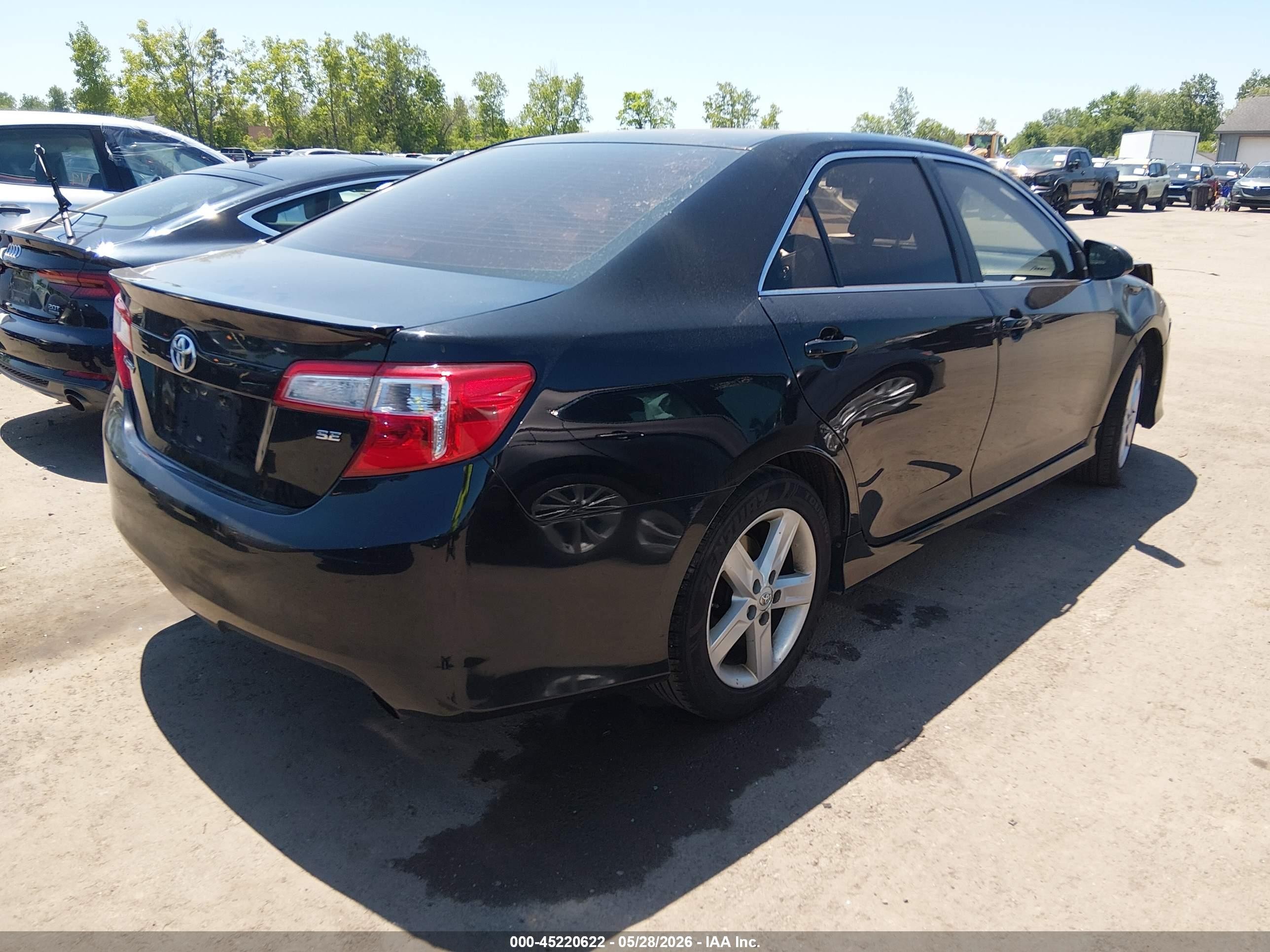 2013 Toyota Camry Se Черный vin: 4T1BF1FK2DU254423
