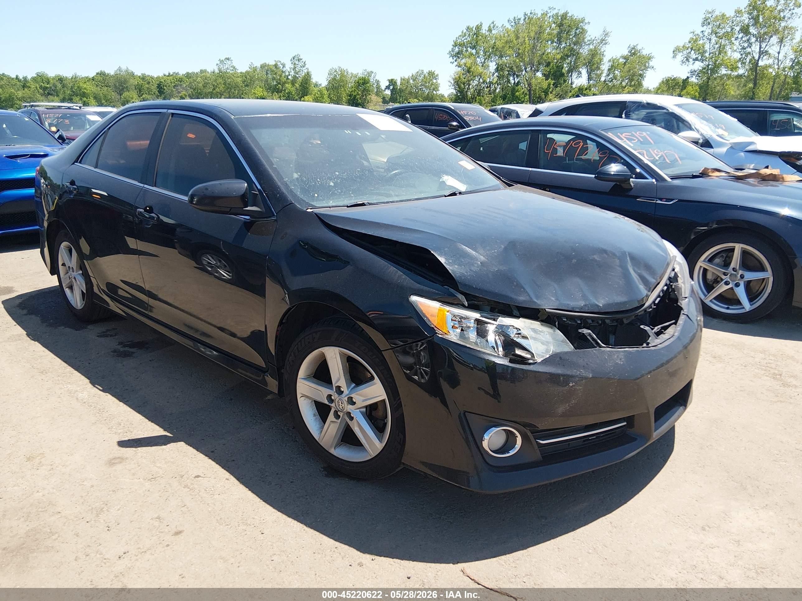 2013 Toyota Camry Se Black vin: 4T1BF1FK2DU254423