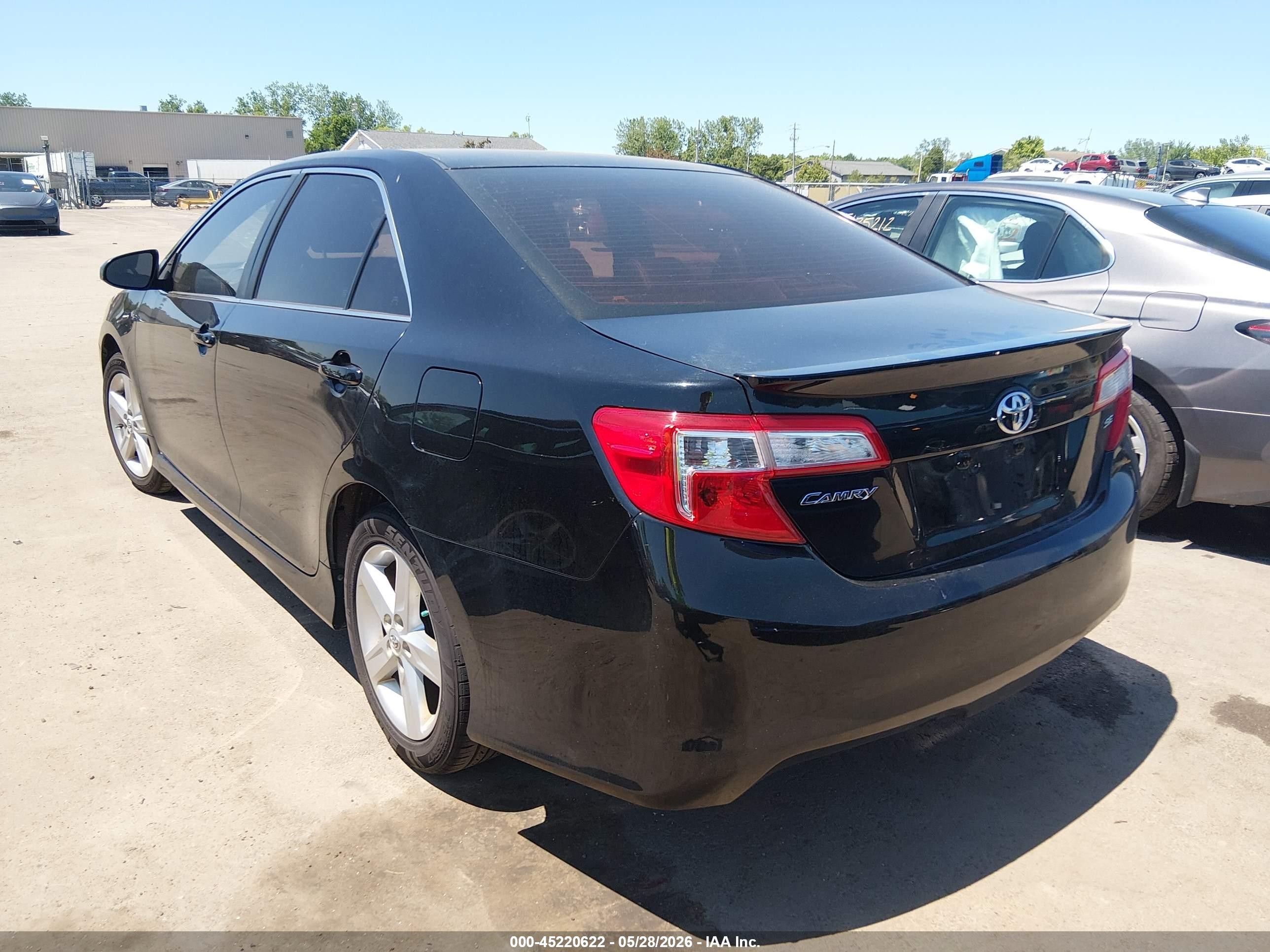 2013 Toyota Camry Se Черный vin: 4T1BF1FK2DU254423