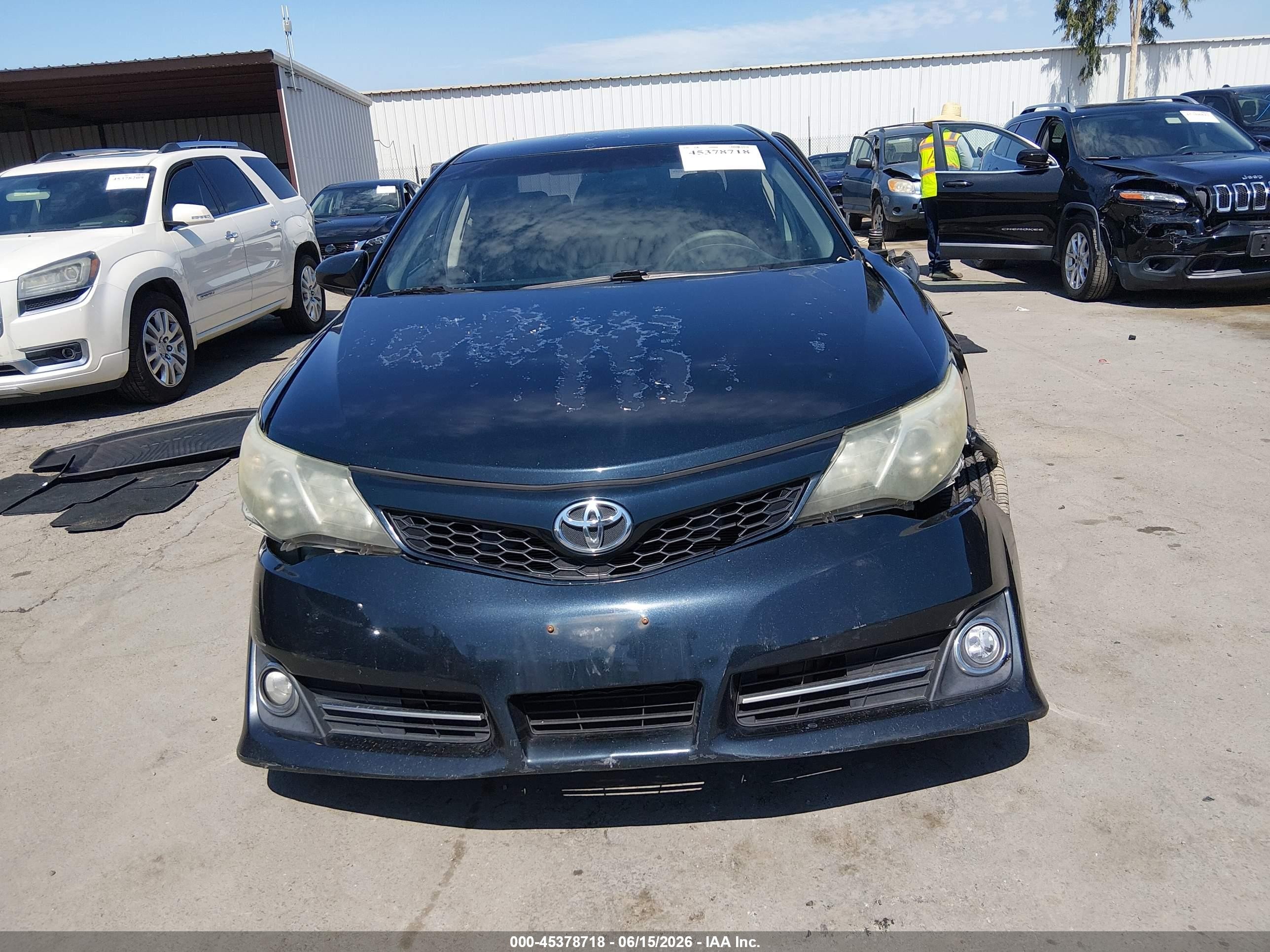 2013 Toyota Camry Se Black vin: 4T1BF1FK2DU259265