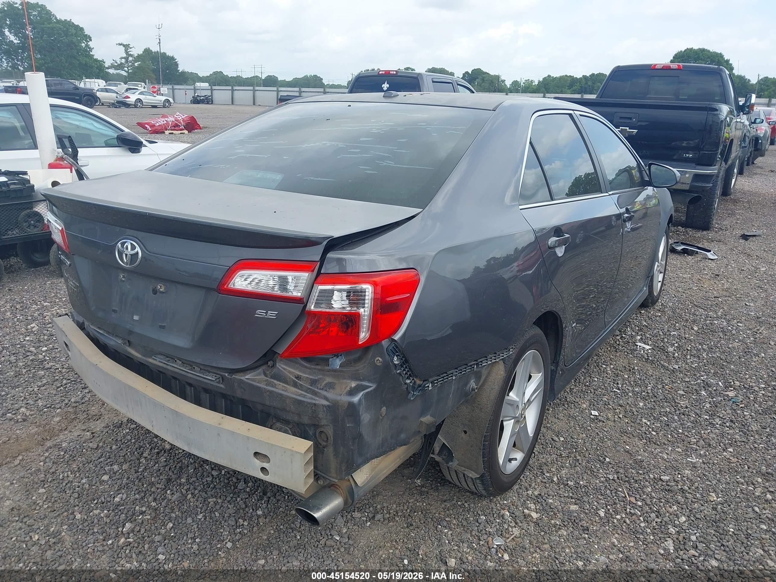 2013 Toyota Camry Se Gray vin: 4T1BF1FK2DU264191