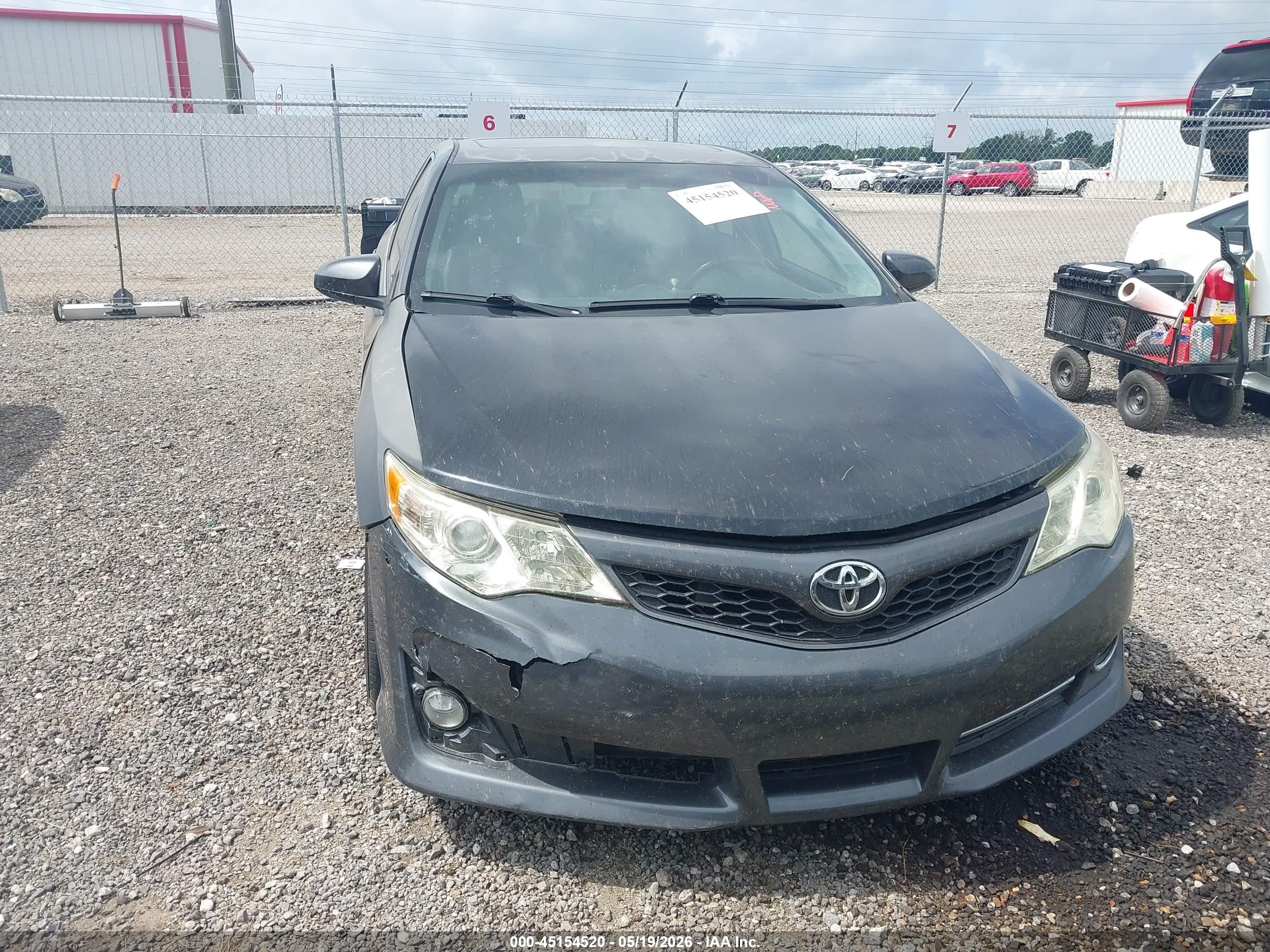 2013 Toyota Camry Se Gray vin: 4T1BF1FK2DU264191
