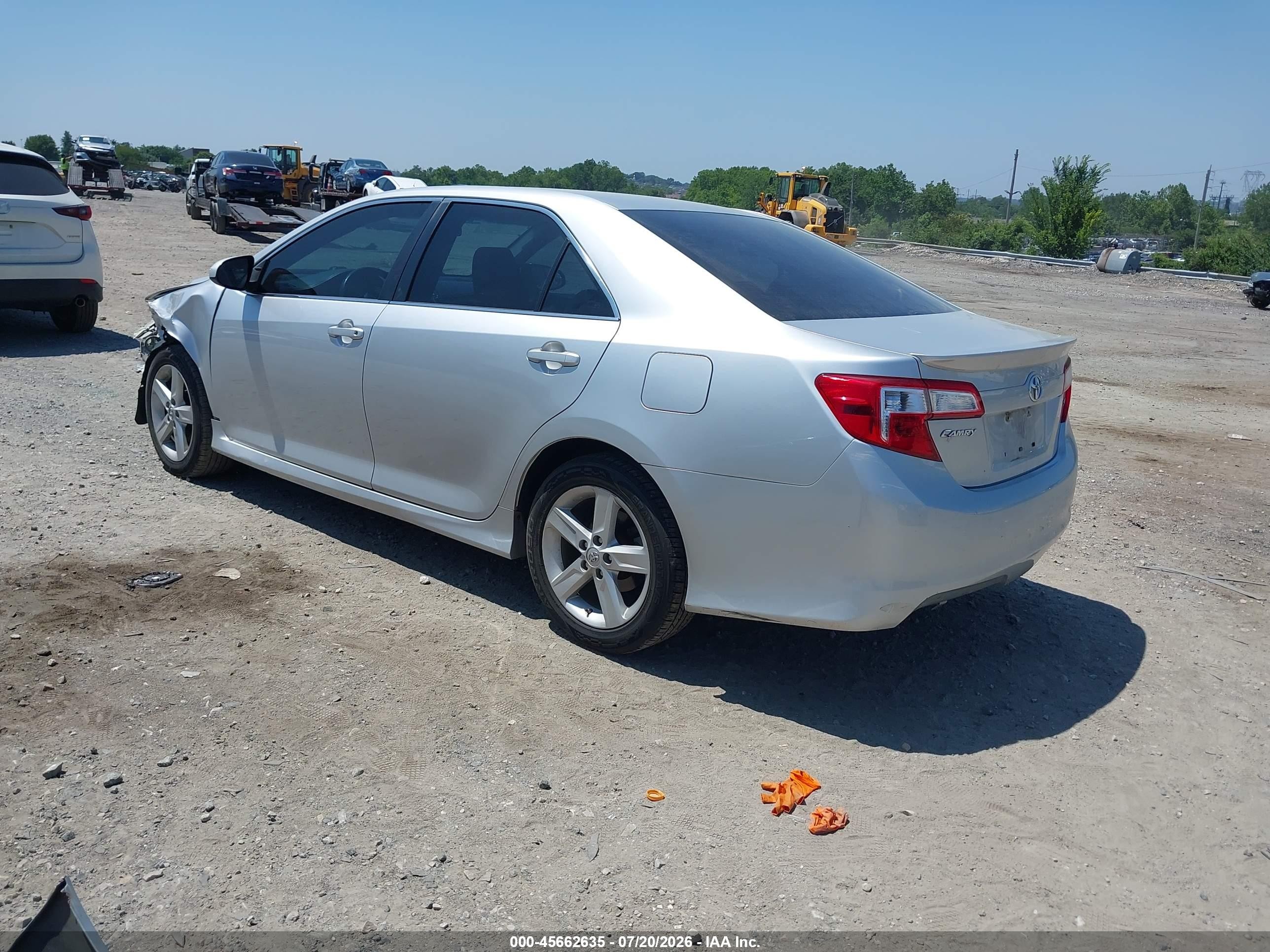 2013 Toyota Camry Se Silver vin: 4T1BF1FK2DU270928